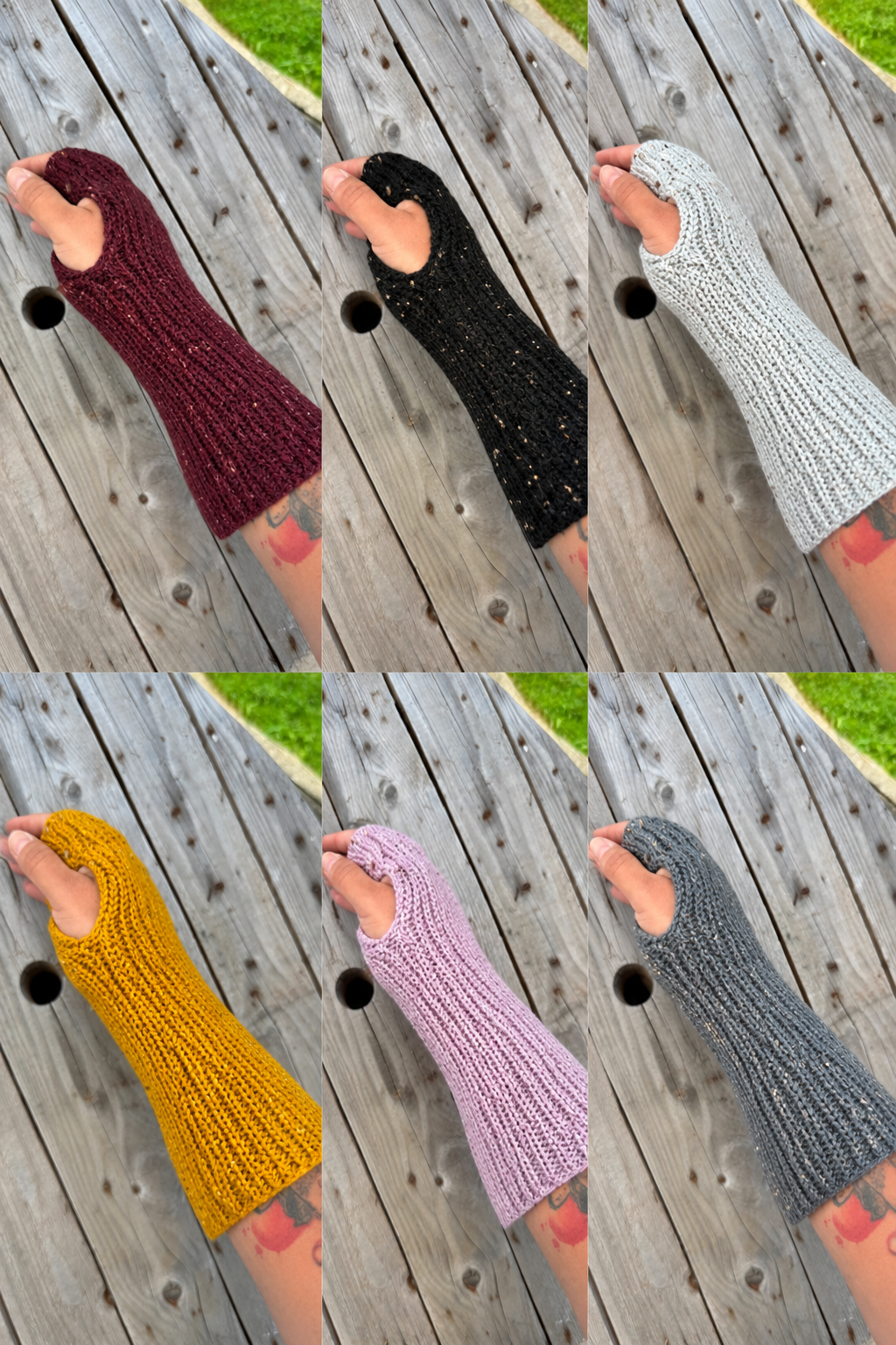 Lange Handstulpen – Alpaka & Baumwolle Mix