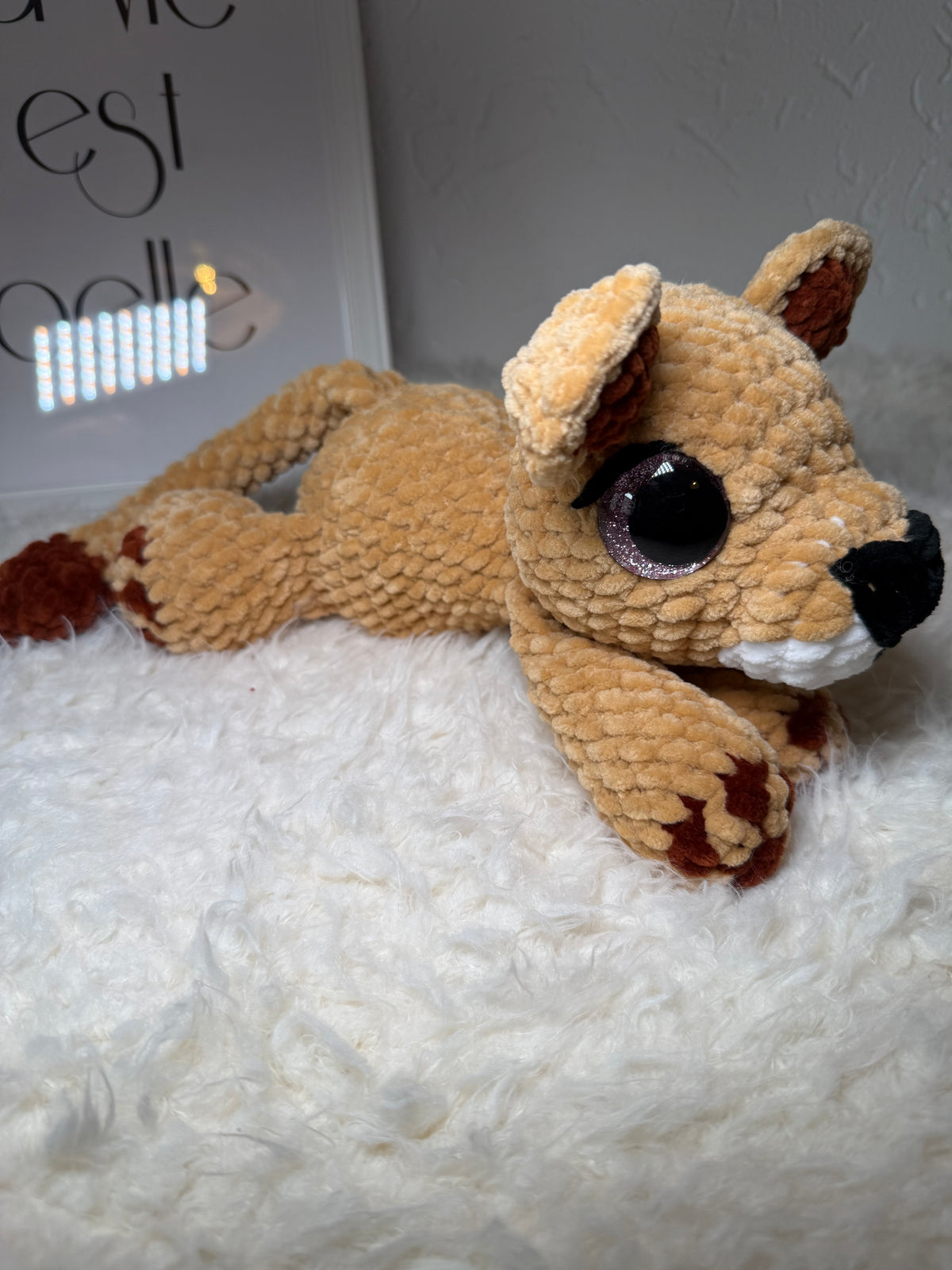 🦁💛 Nala die Löwin – handgehäkeltes Amigurumi Kuscheltier (ca. 21 cm lang)