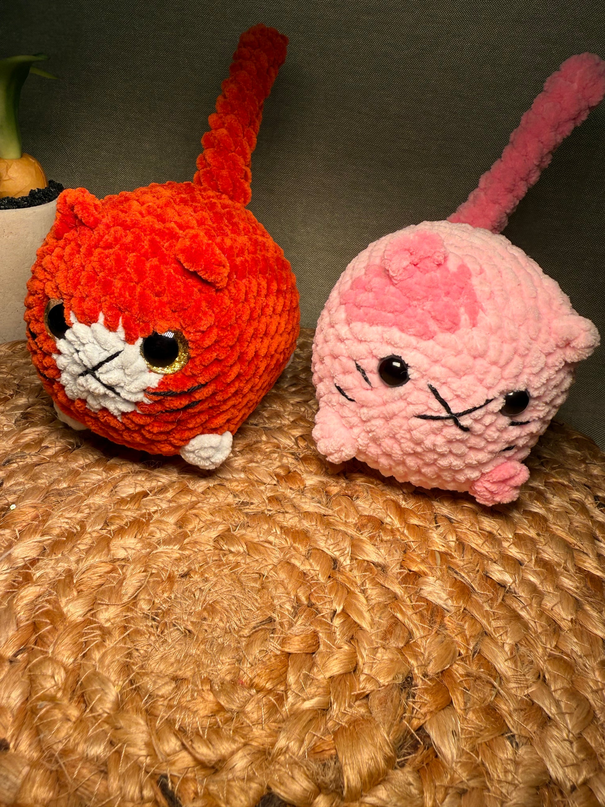 🐾 Gehäkelte Katze – Handgemachtes Amigurumi  💕