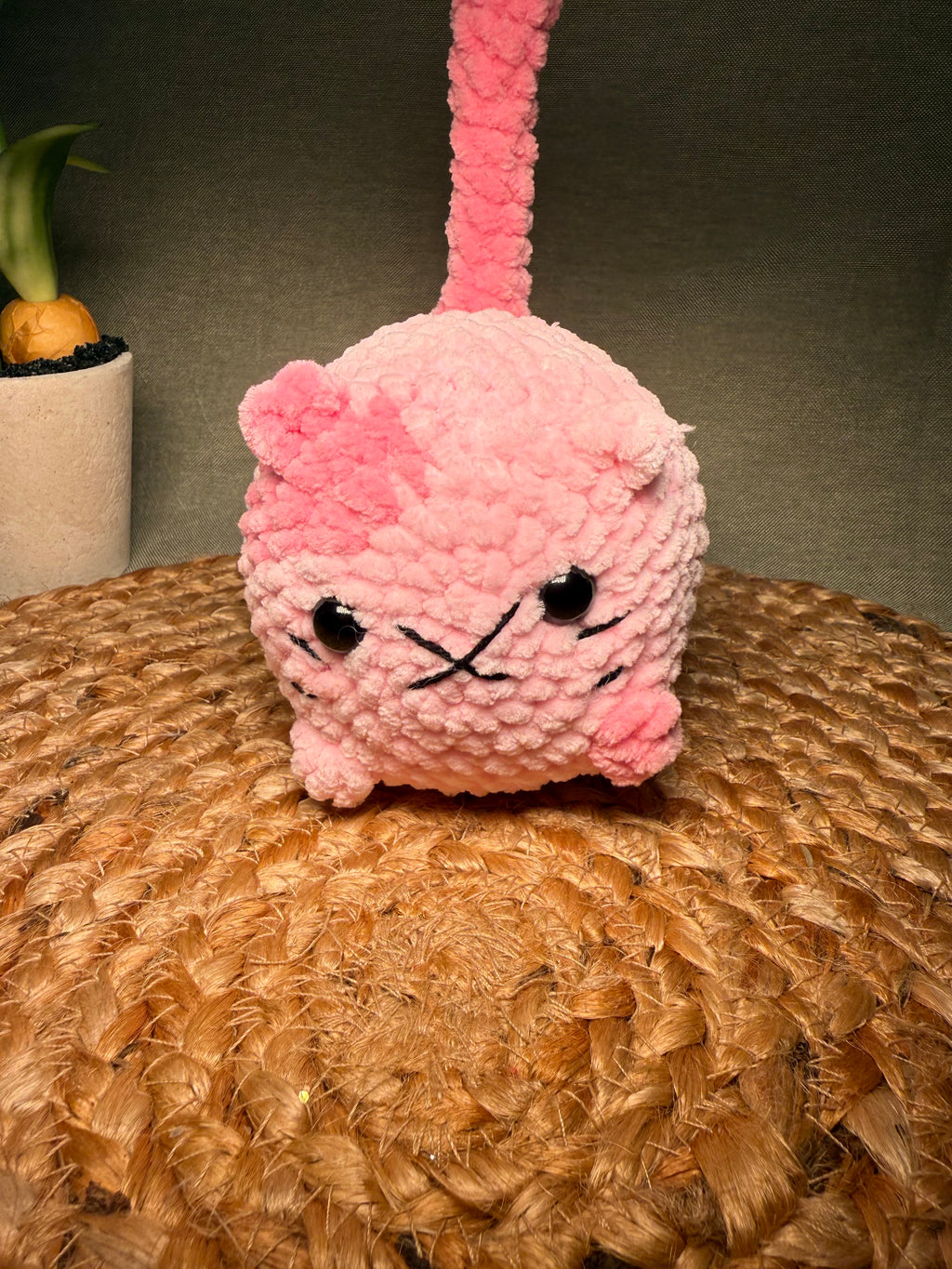 🐾 Gehäkelte Katze – Handgemachtes Amigurumi  💕