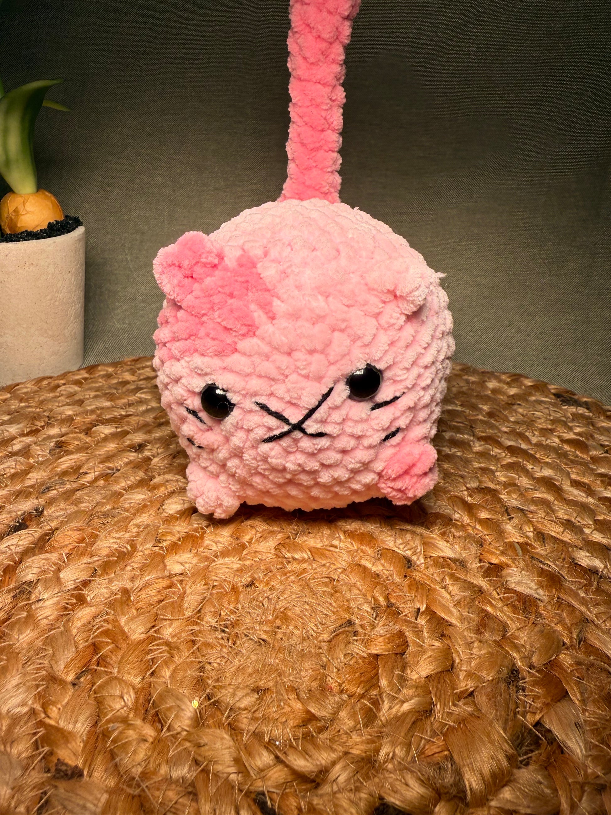🐾 Gehäkelte Katze – Handgemachtes Amigurumi  💕