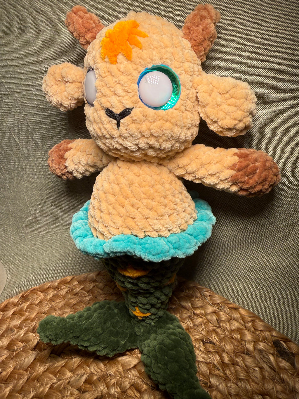 ♑🐐 Nero der Steinbock – handgehäkeltes Sternzeichen Amigurumi