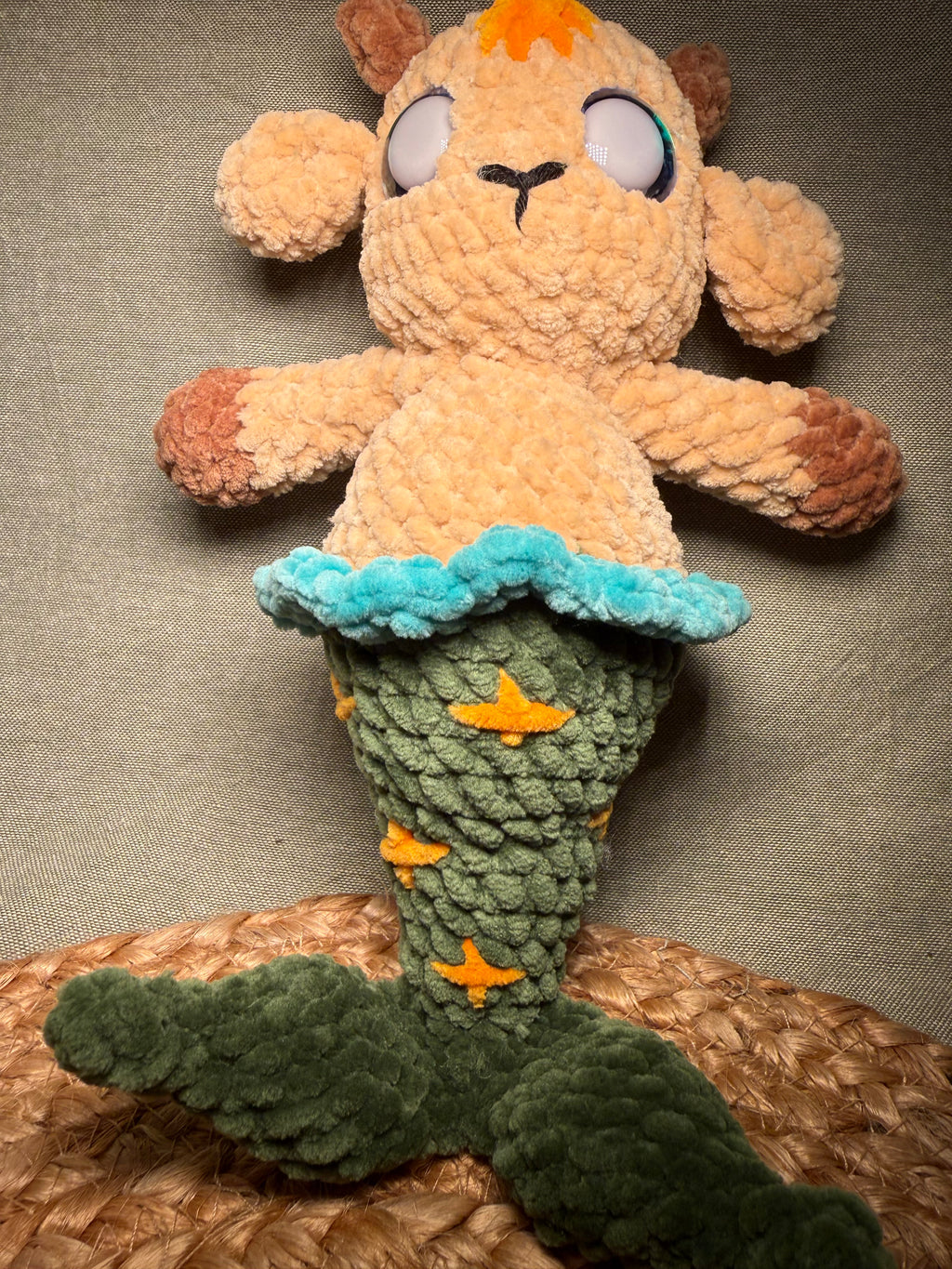 ♑🐐 Nero der Steinbock – handgehäkeltes Sternzeichen Amigurumi