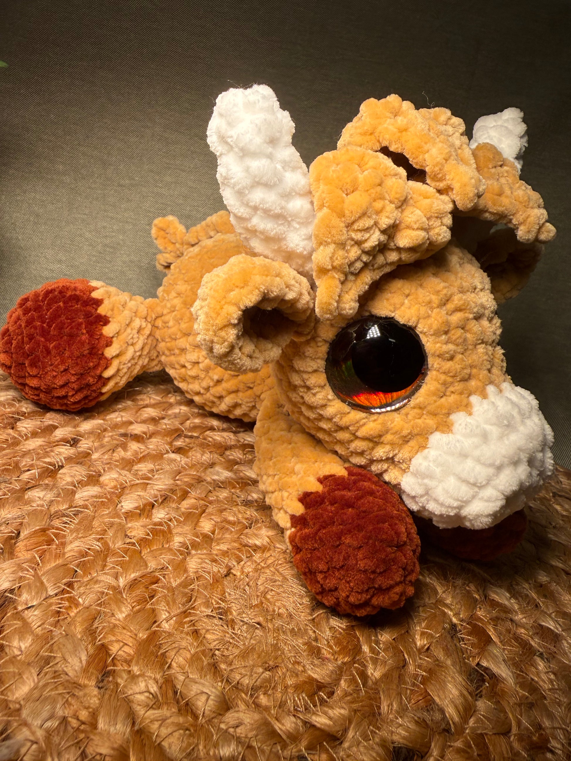 🐂🤎 Hugo das Highland Rind – handgehäkeltes Amigurumi Kuscheltier (ca. 21 cm)