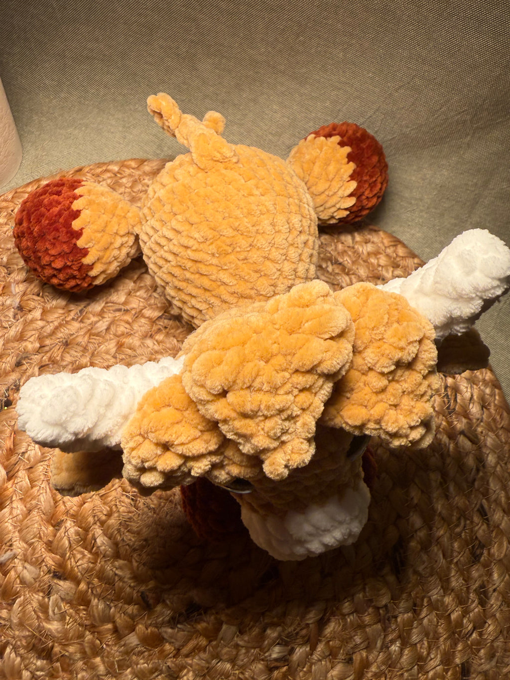 🐂🤎 Hugo das Highland Rind – handgehäkeltes Amigurumi Kuscheltier (ca. 21 cm)