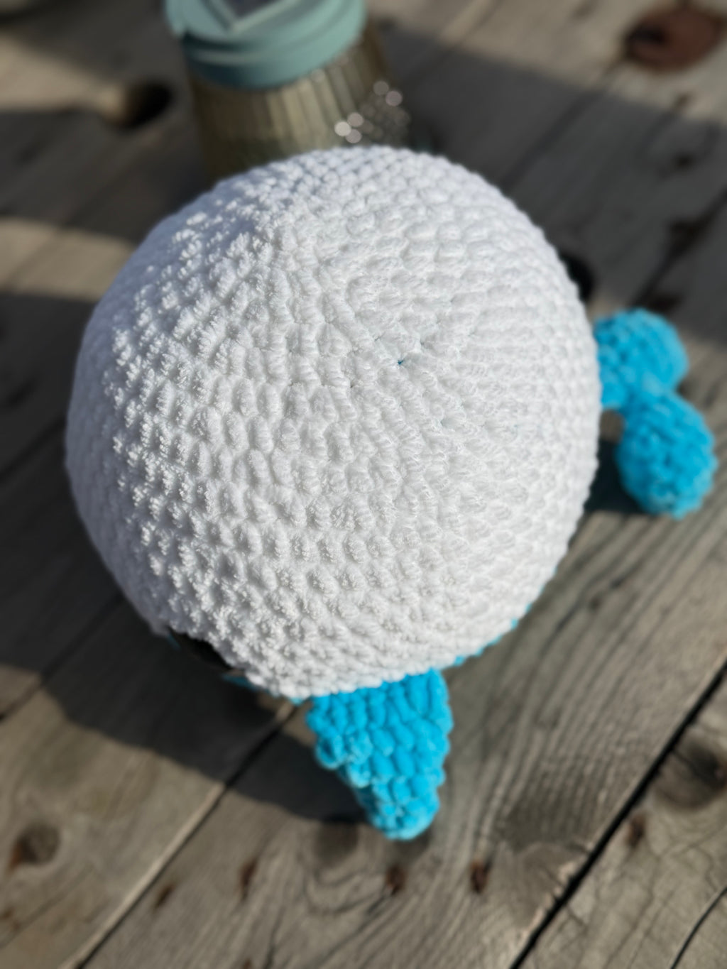🐳💙🤍 Willi der Wal – handgehäkeltes Amigurumi Kuscheltier (ca. 18 cm hoch & 18 cm lang)