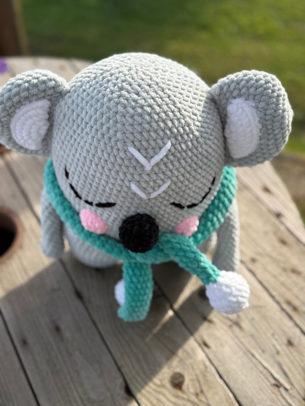 🐨💙 Kalle der Koala – handgehäkeltes Amigurumi Kuscheltier (ca. 32 cm)