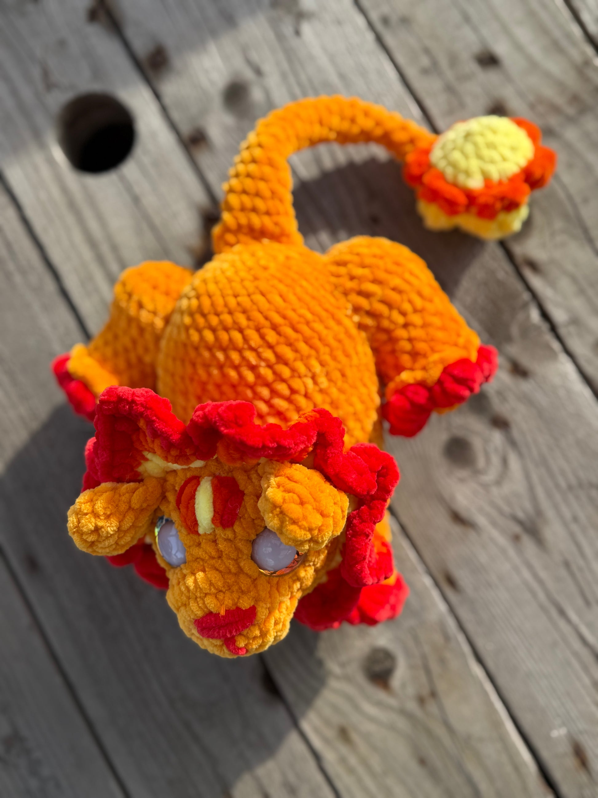 🦁♌ Leo der Löwe – handgehäkeltes Sternzeichen Amigurumi (ca. 42 cm mit Schwanz)