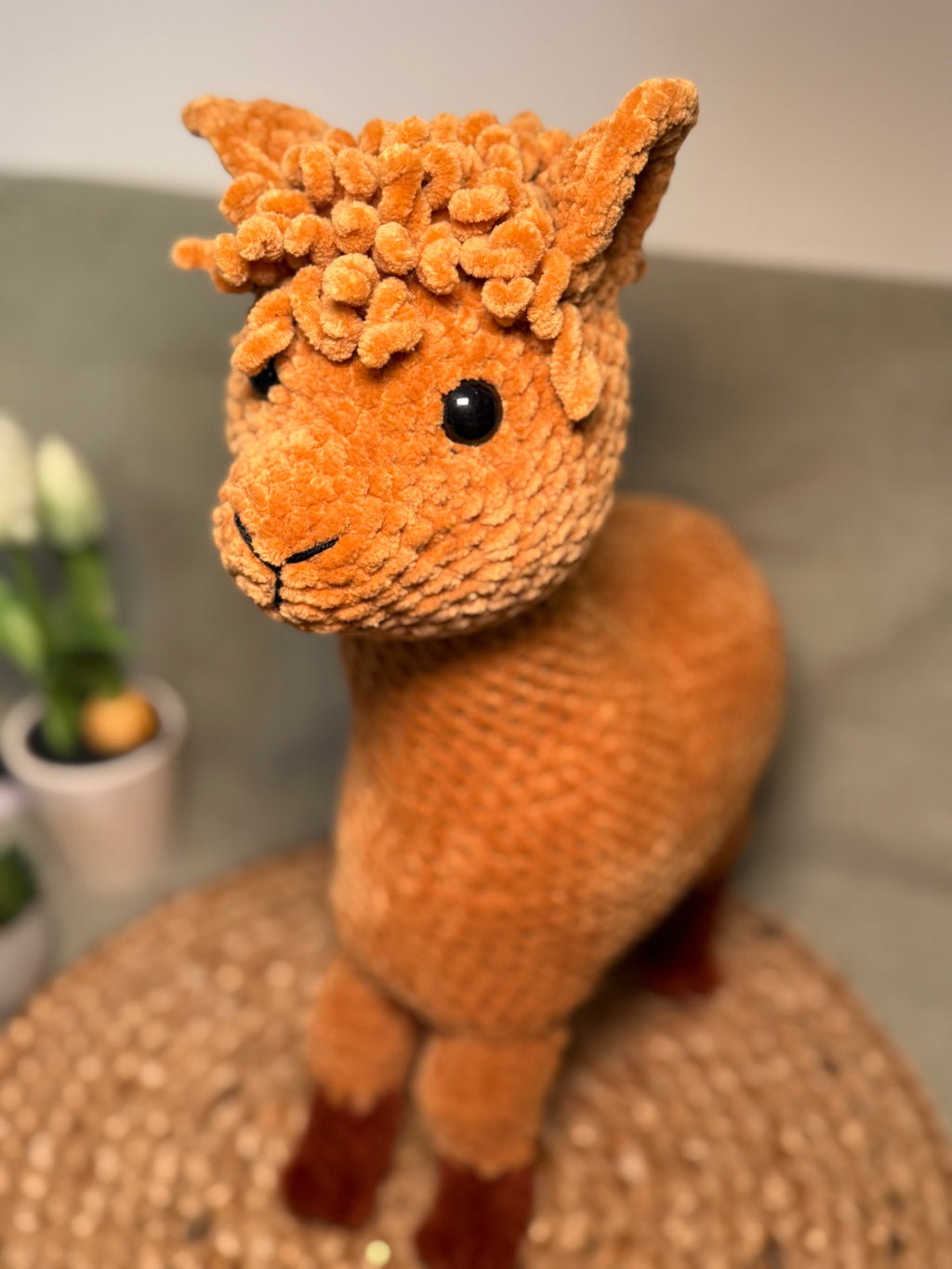 Don Alpaka – Gehäkelt, flauschig & voller Charakter (38 cm)