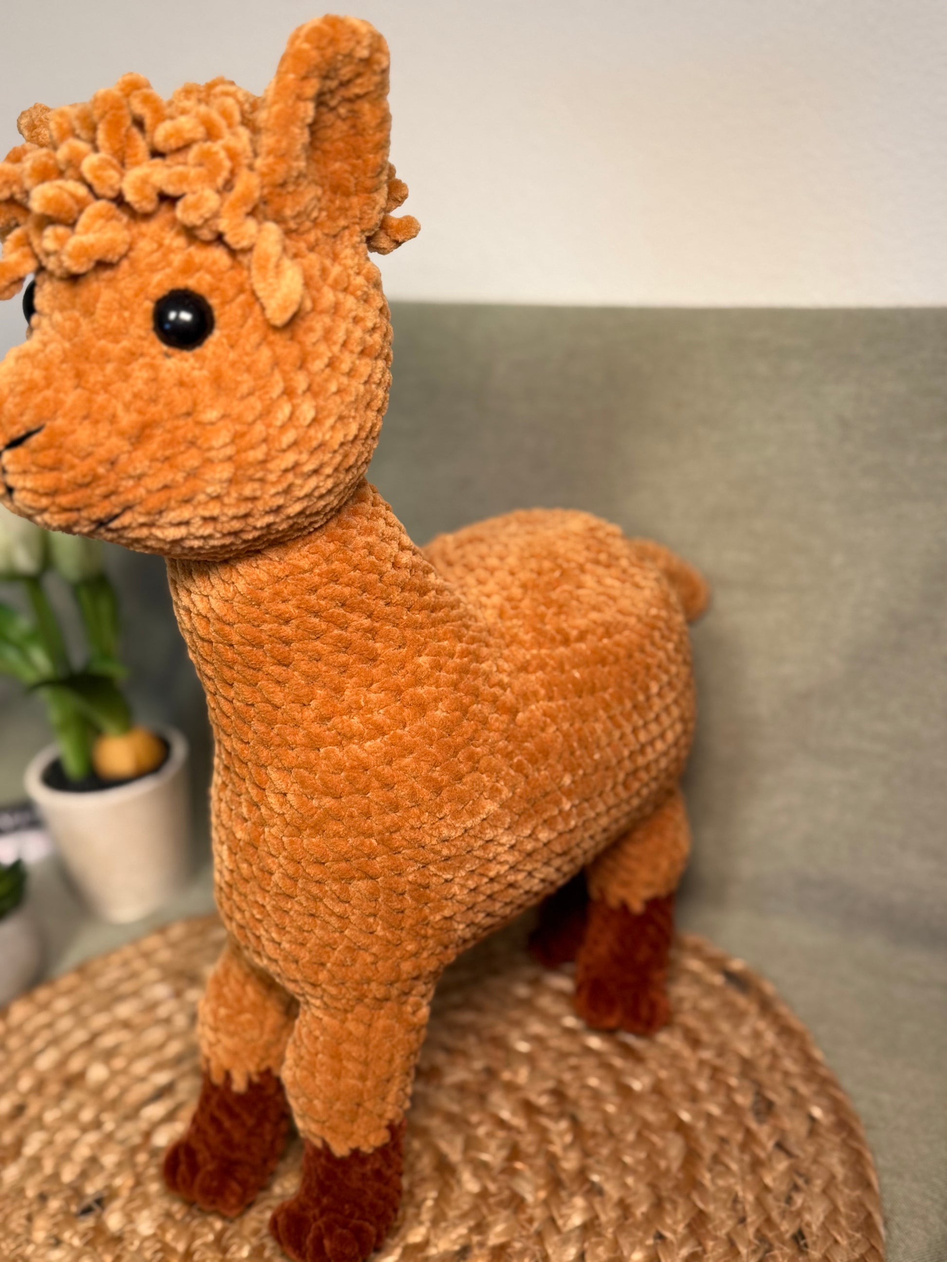 Don Alpaka – Gehäkelt, flauschig & voller Charakter (38 cm)