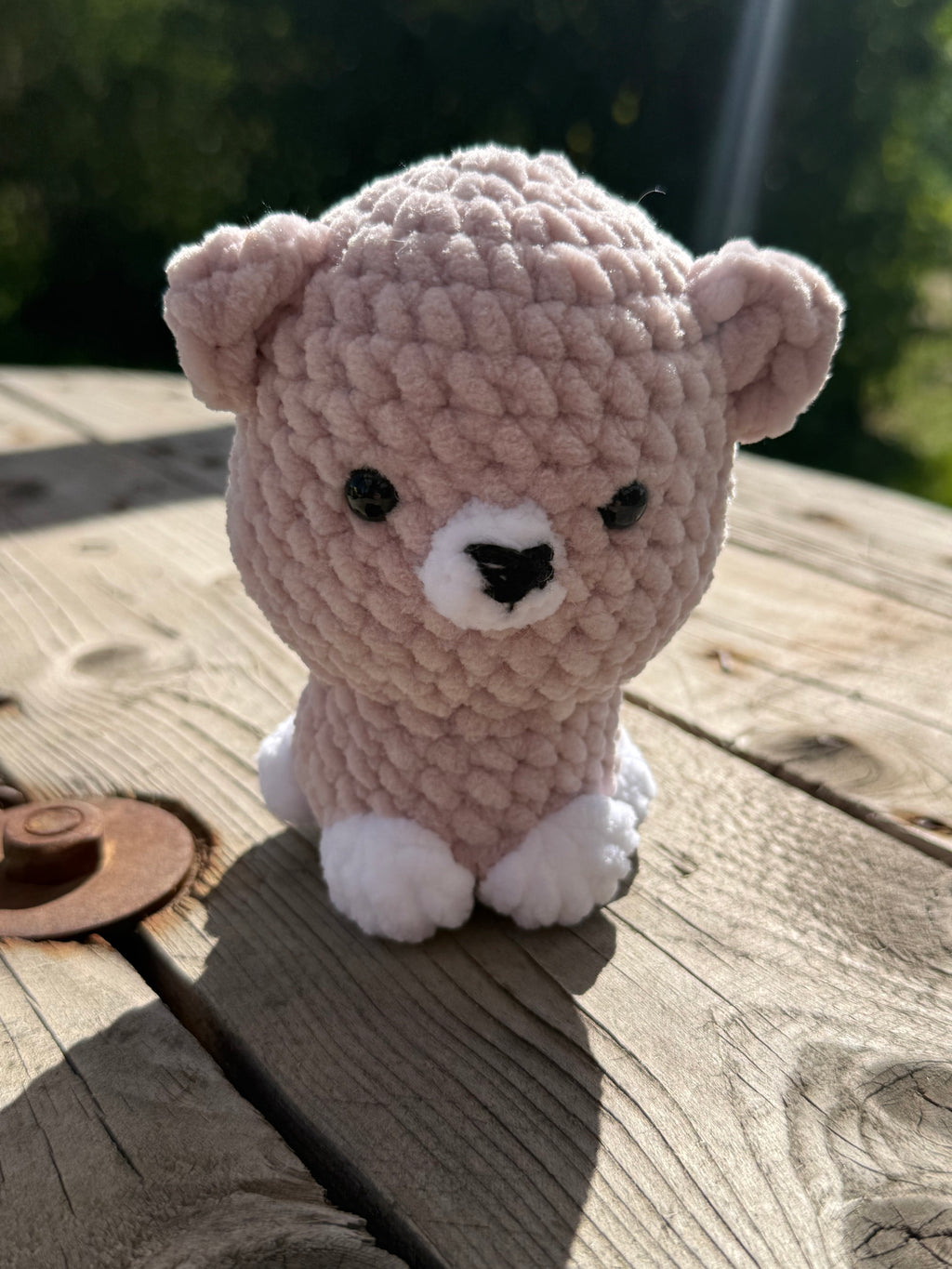 🧸 Gehäkelte Bärchen aus Chenille – weich, liebevoll &handgemacht