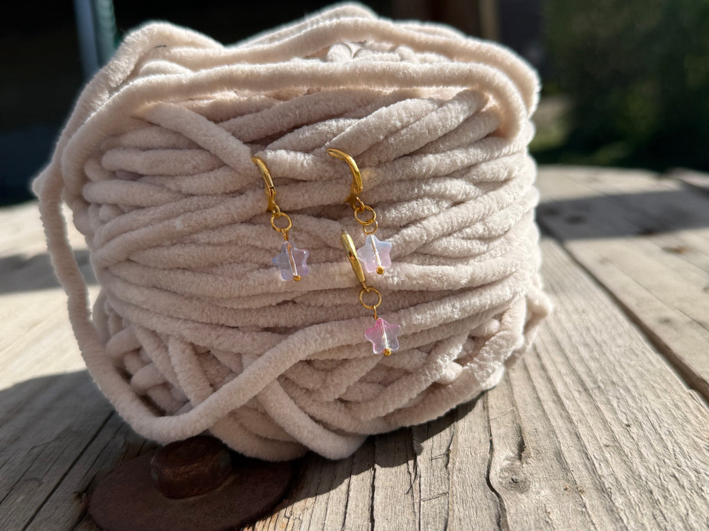 🧶 Maschenmarkierer mit liebevollen Motiven – Sterne