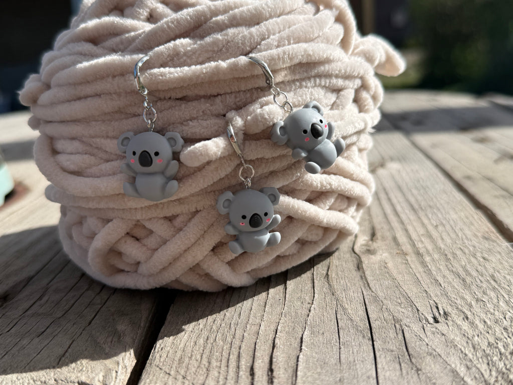 🧶 Maschenmarkierer mit liebevollen Motiven – Koala