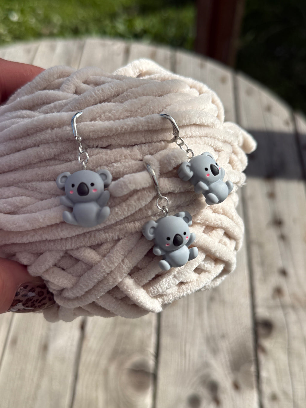 🧶 Maschenmarkierer mit liebevollen Motiven – Koala