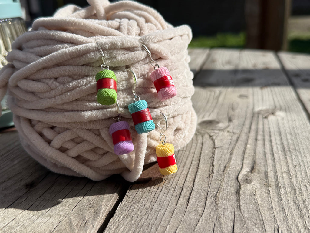 🧶 Maschenmarkierer mit liebevollen Motiven – praktisch &stilvoll