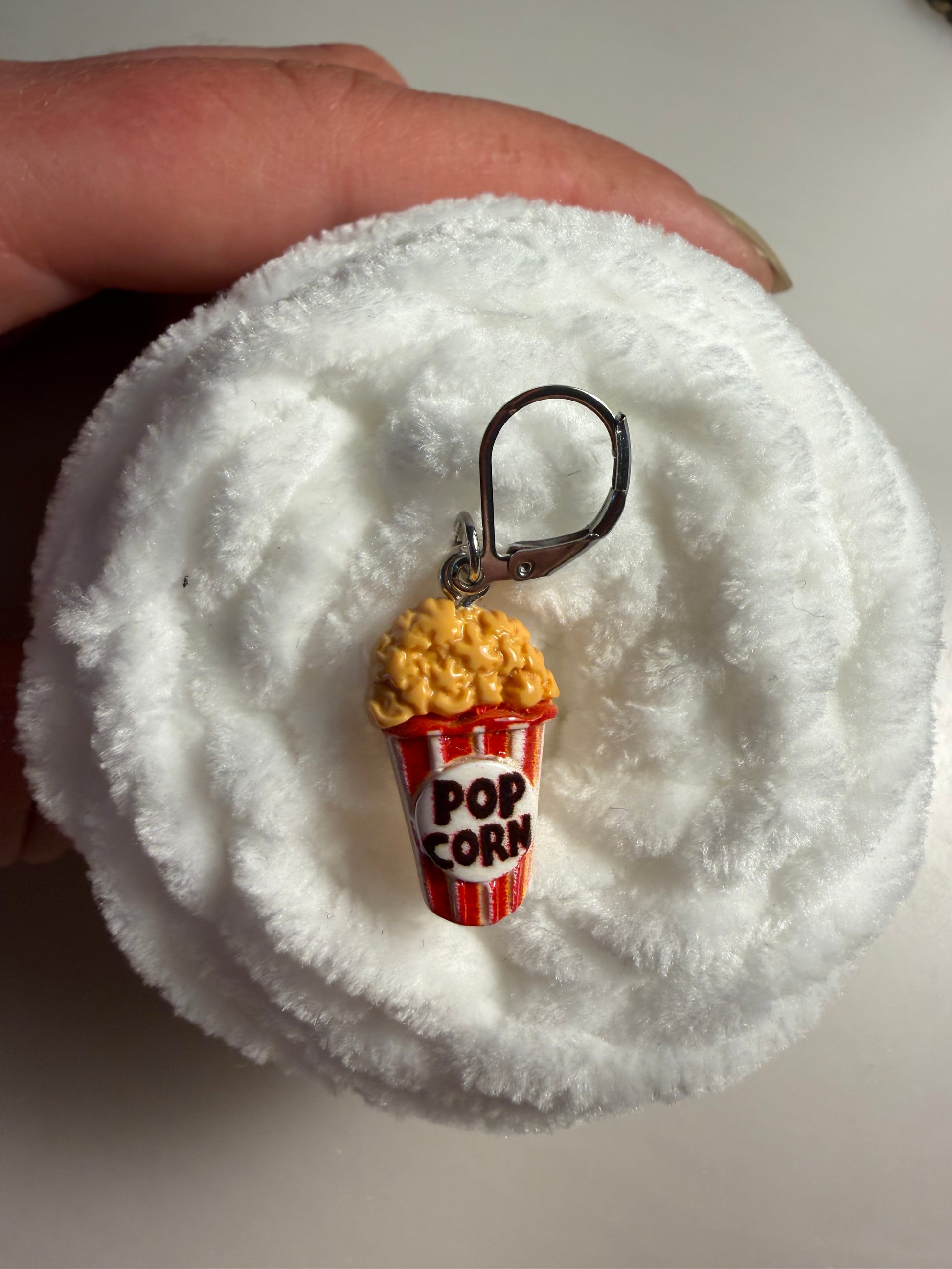 Kaffee und Popcorn Maschenmarkierer