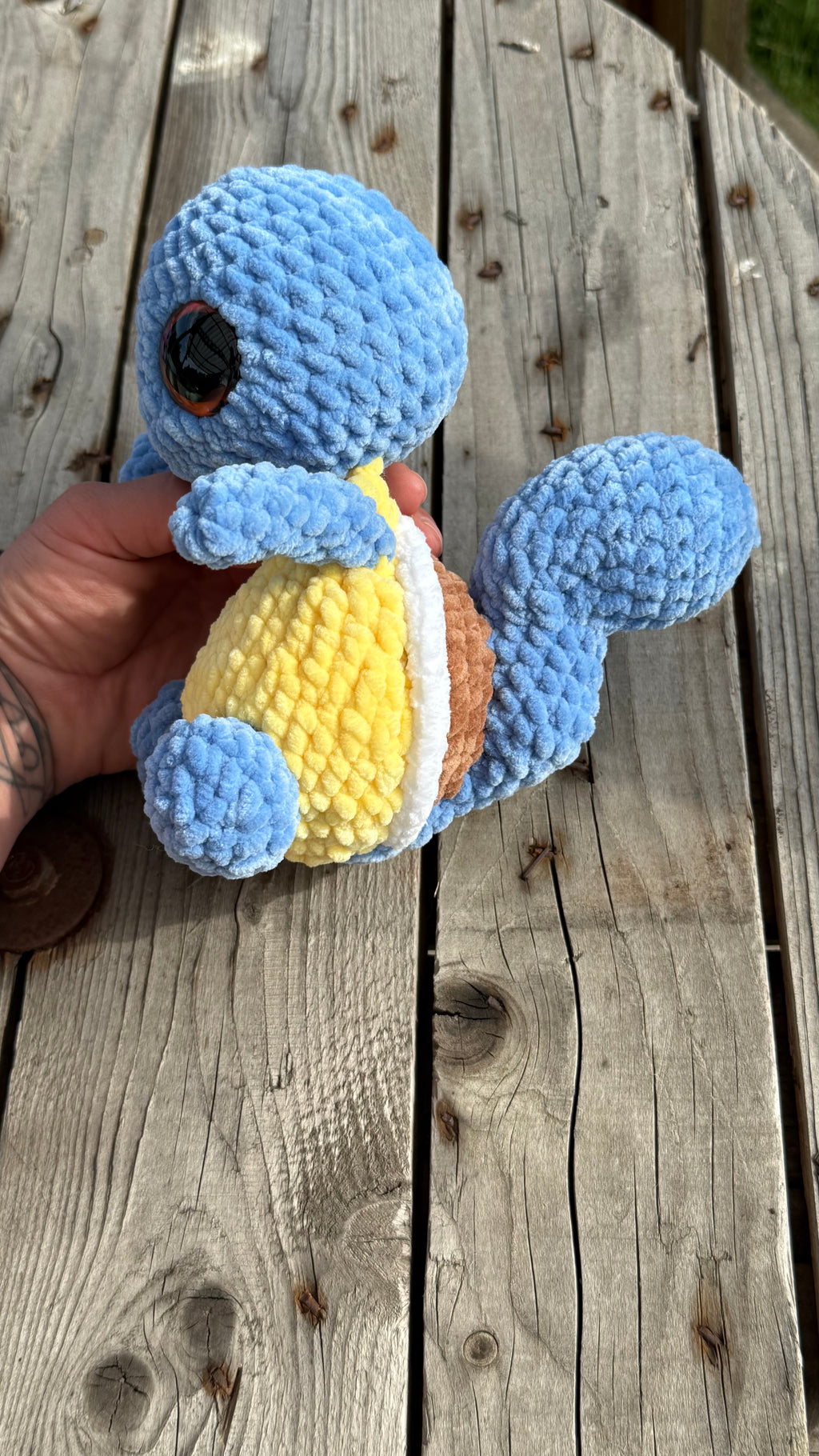 Handgehäkelte Schildkröte – ca. 20 cm
