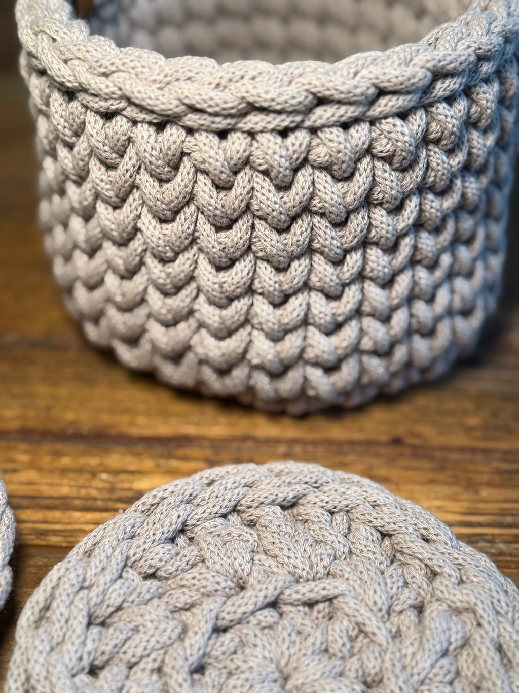 Untersetzer Set mit Korb 🧺