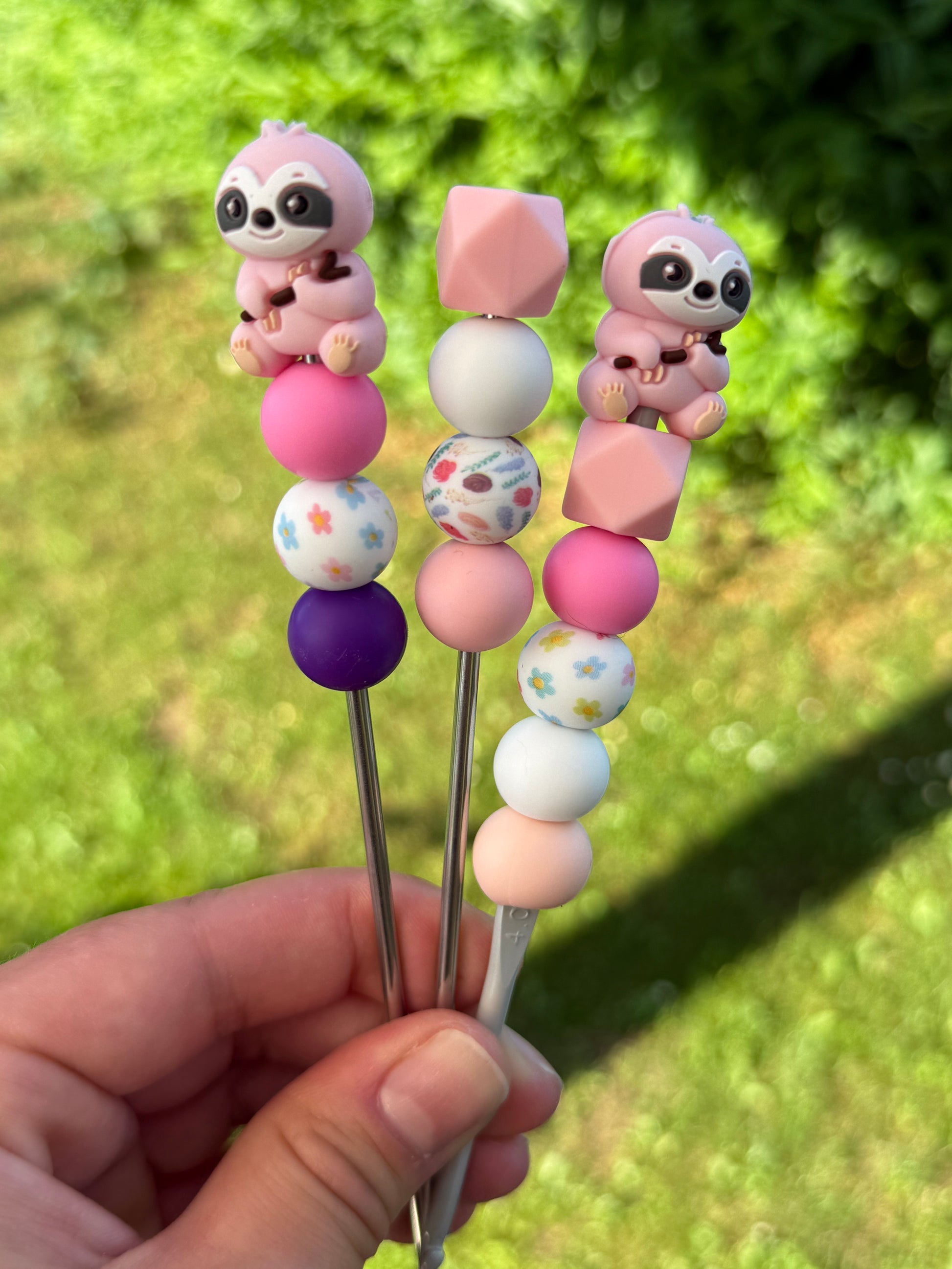 Faultier Set – Häkelnadel mit Amigurumi Sticks 4mm