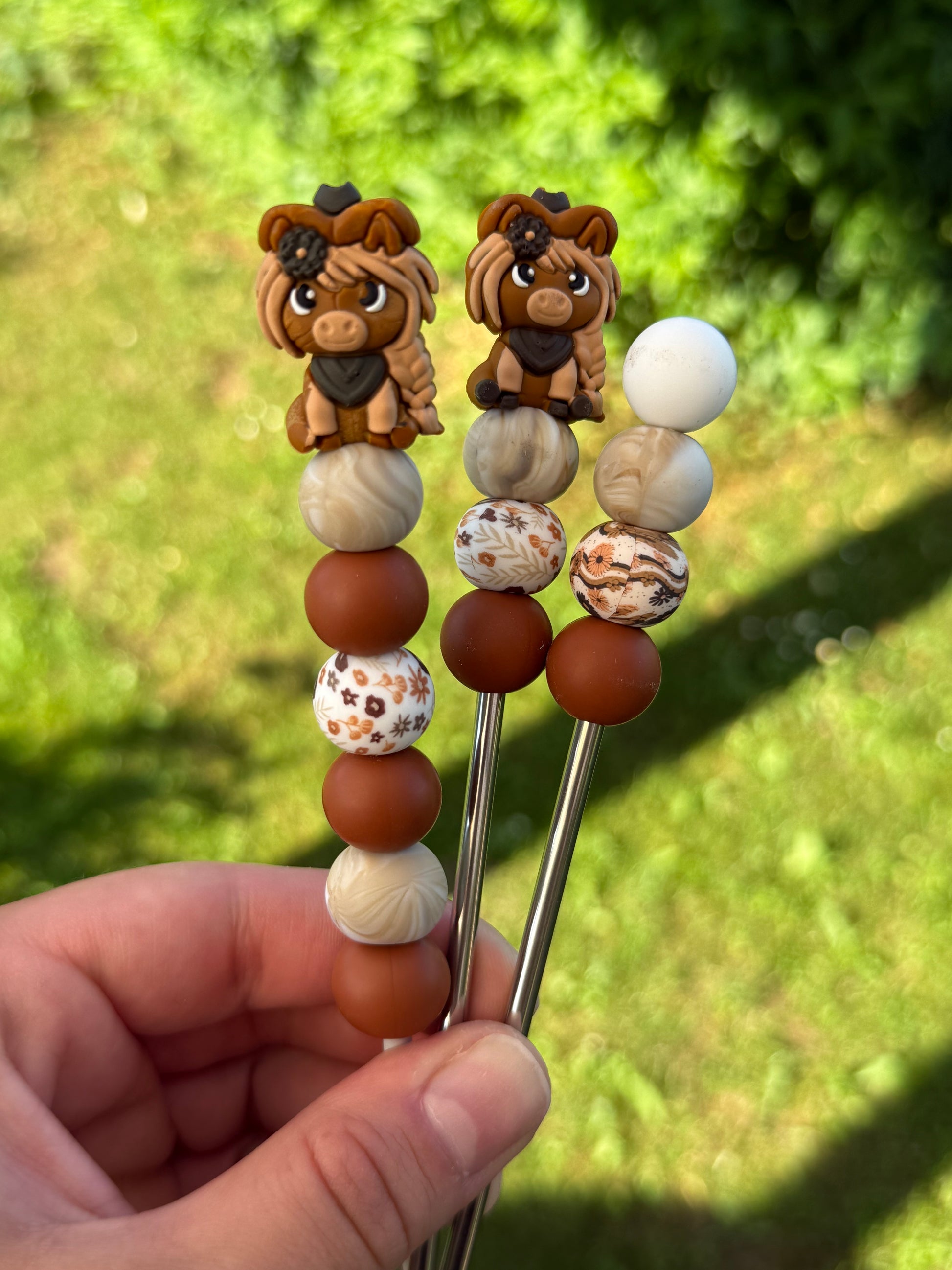 Pferde Set – Häkelnadel mit Amigurumi Sticks