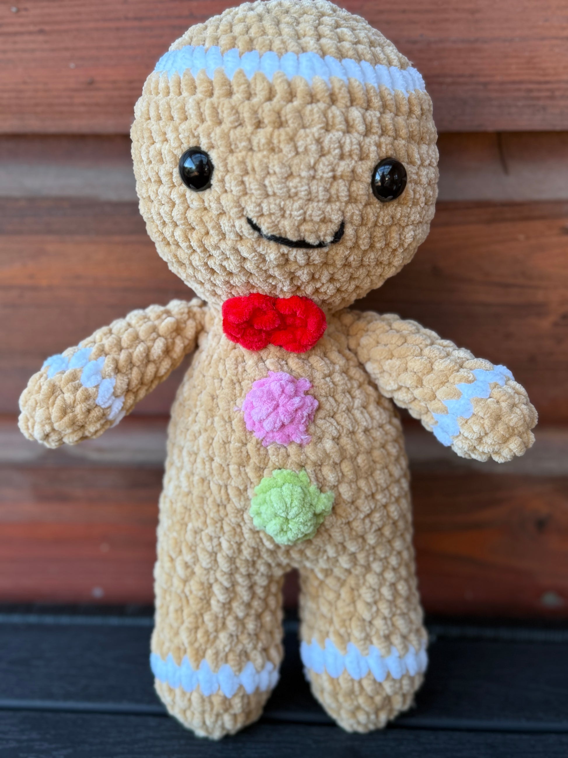 🍪 Gehäkelter Lebkuchen – Handgemachtes Amigurumi für die Weihnachtszeit 🎅🧶
