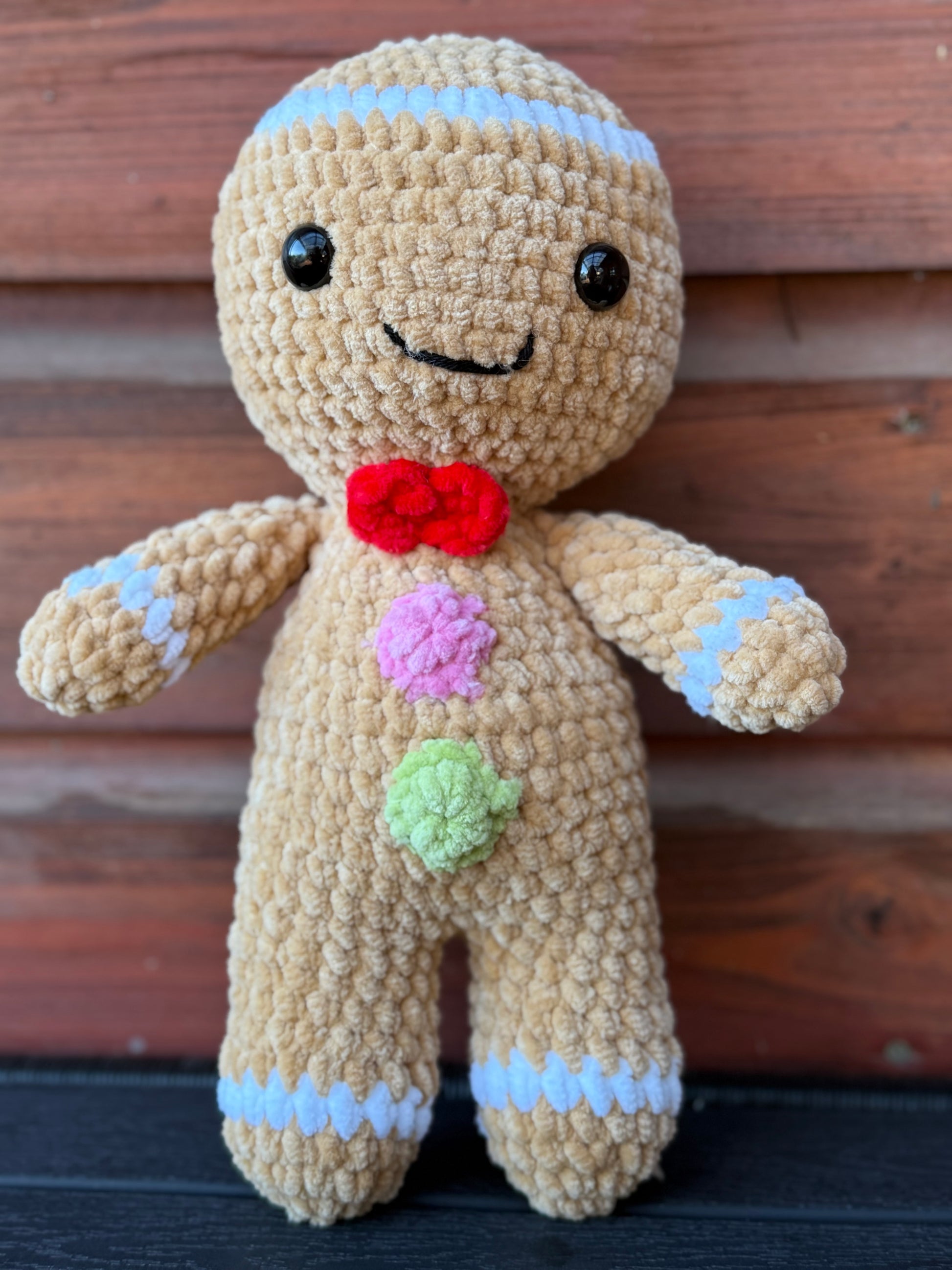 🍪 Gehäkelter Lebkuchen – Handgemachtes Amigurumi für die Weihnachtszeit 🎅🧶