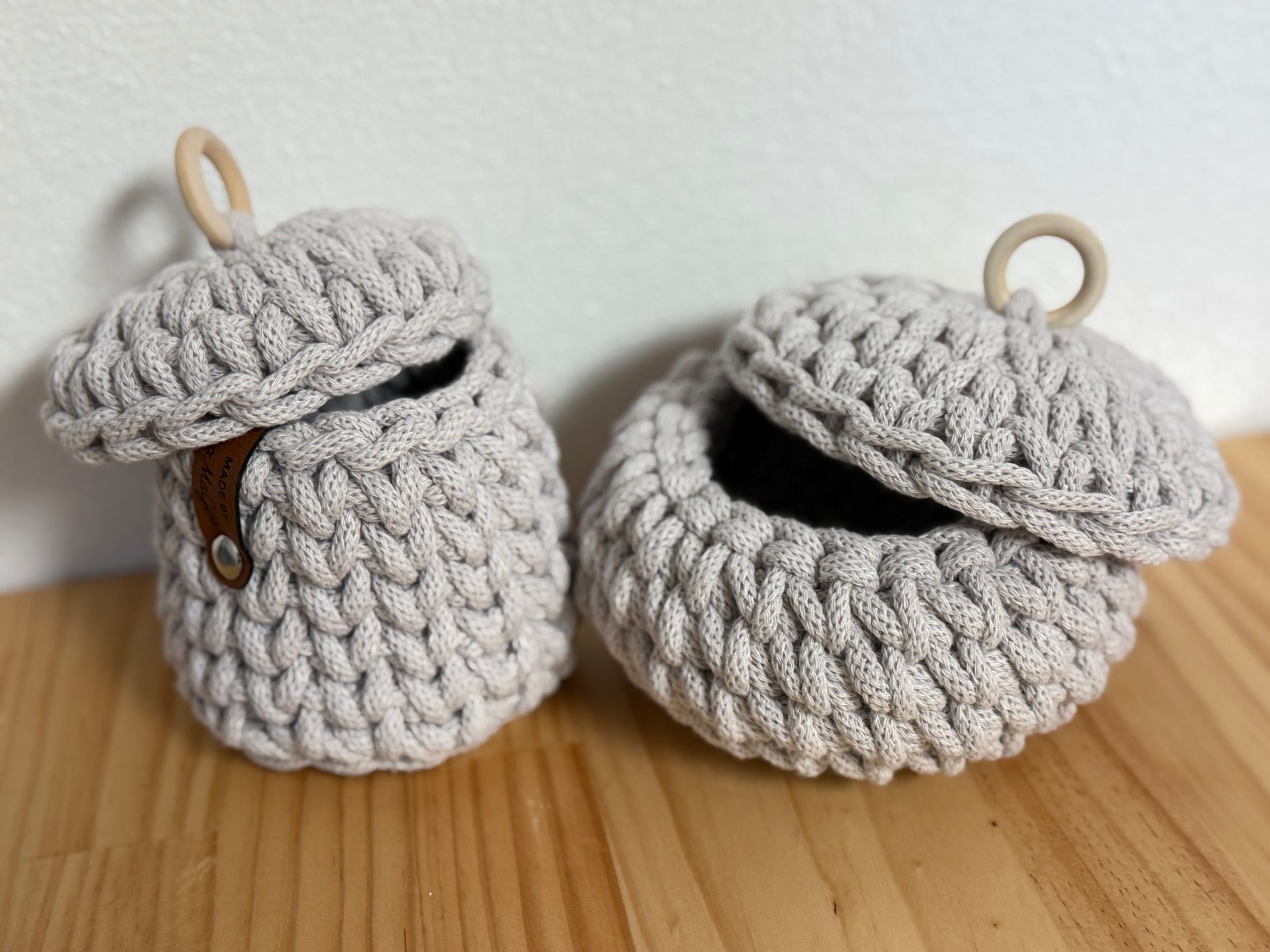 Aufbewahrungskörbe mit Deckel 🧶