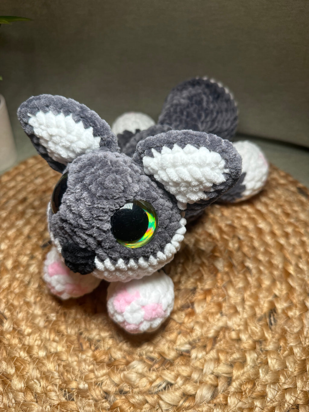 🐺 Wolfi der Wolf – handgehäkeltes Amigurumi Kuscheltier (ca. 27 cm)
