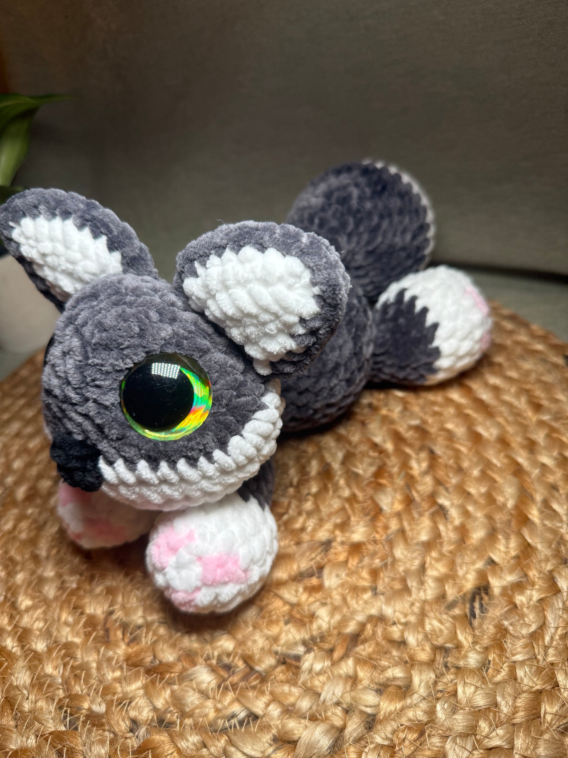 🐺 Wolfi der Wolf – handgehäkeltes Amigurumi Kuscheltier (ca. 27 cm)