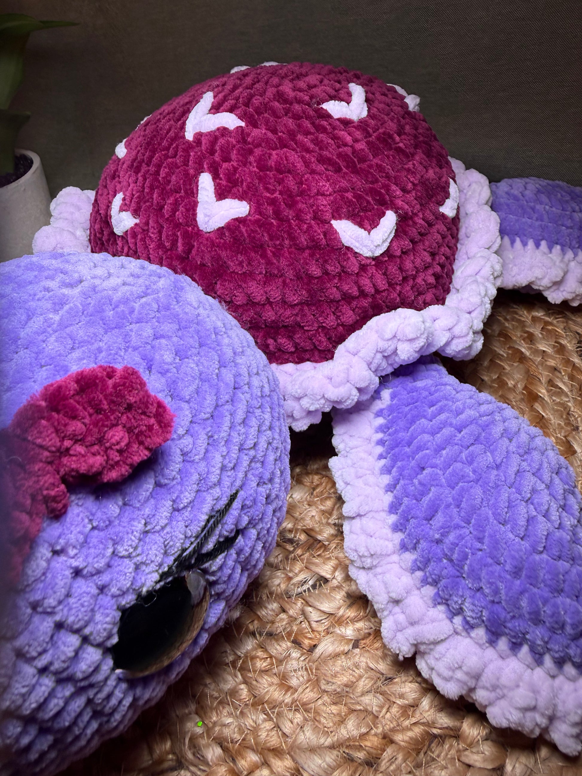 🐢❤️ Herzi die Schildkröte – handgehäkeltes Amigurumi Kuscheltier (ca. 37 cm)