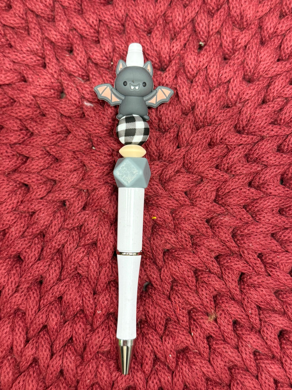 Handgemachter Kugelschreiber mit süßen Silikonperlen – perfekte kleine Aufmerksamkeit & Geschenkidee