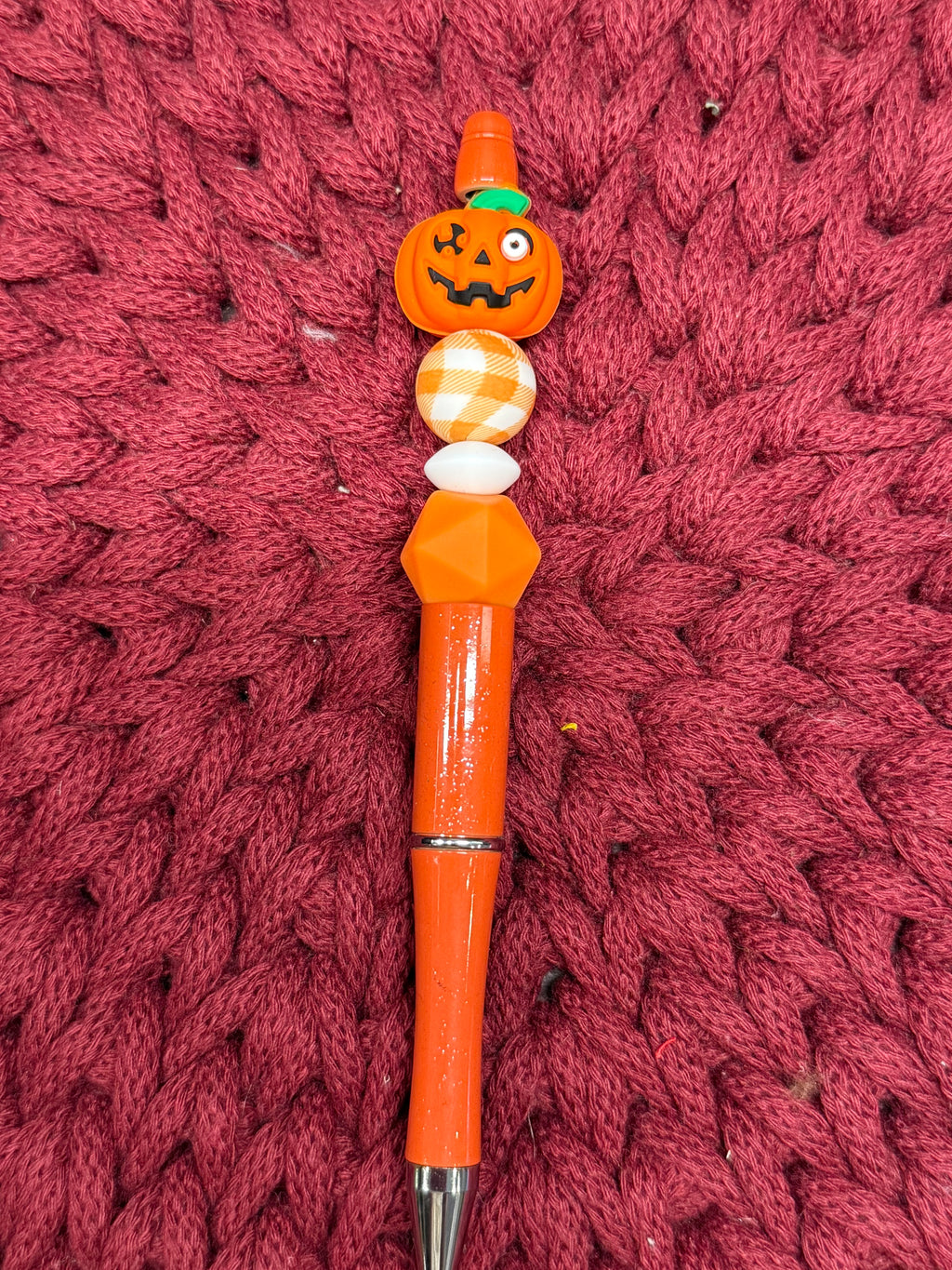 Handgemachter Kugelschreiber mit süßen Silikonperlen – perfekte kleine Aufmerksamkeit & Geschenkidee