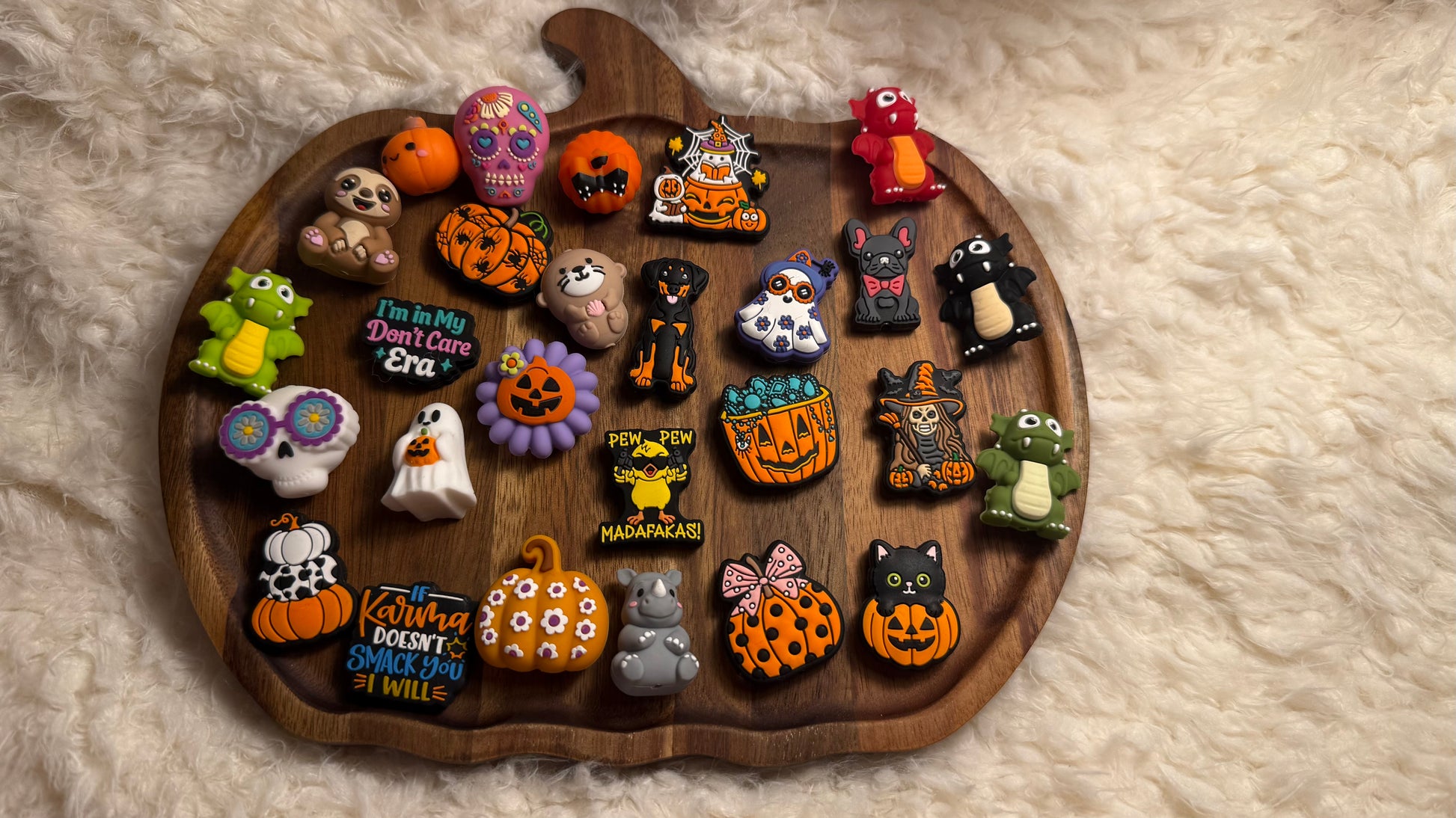 Ergonomische Häkelnadel mit Topper – Herbst & Halloween Edition