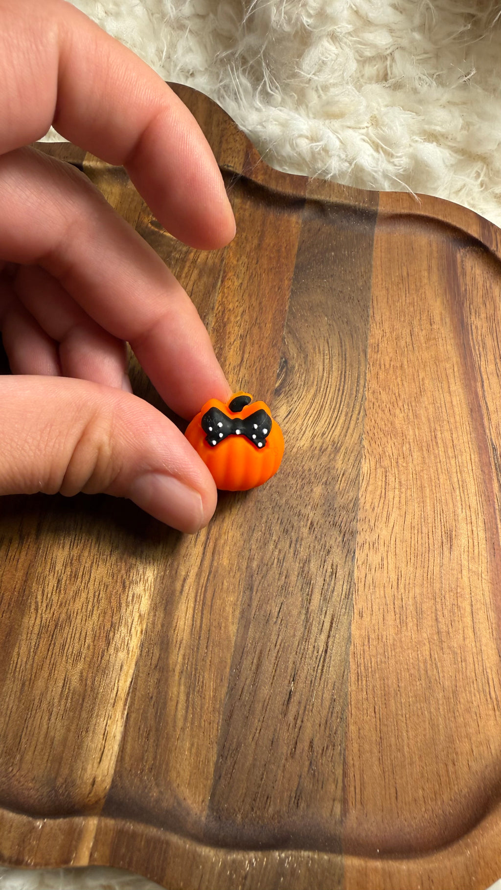 Ergonomische Häkelnadel mit Topper – Herbst & Halloween Edition