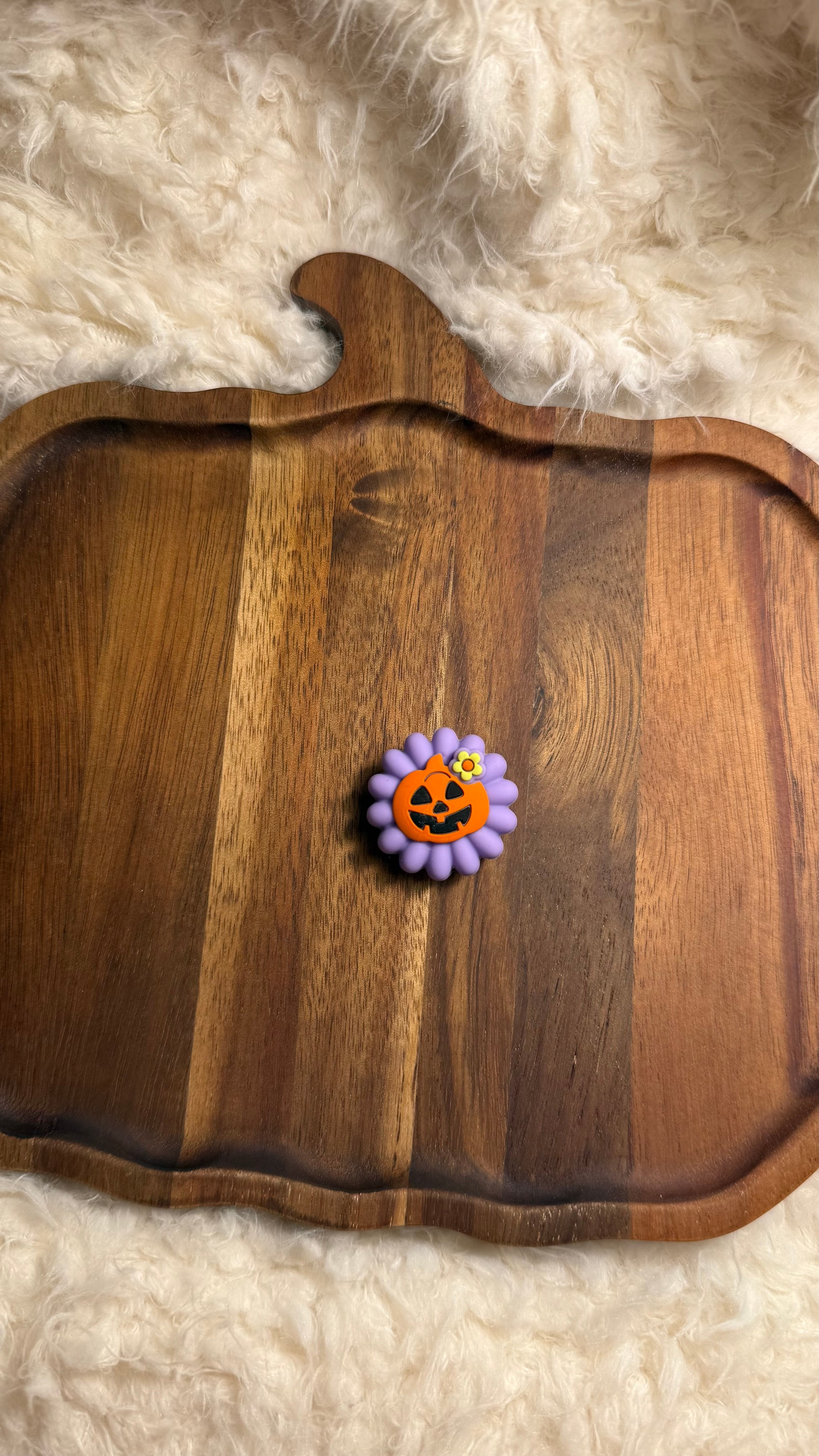 Ergonomische Häkelnadel mit Topper – Herbst & Halloween Edition