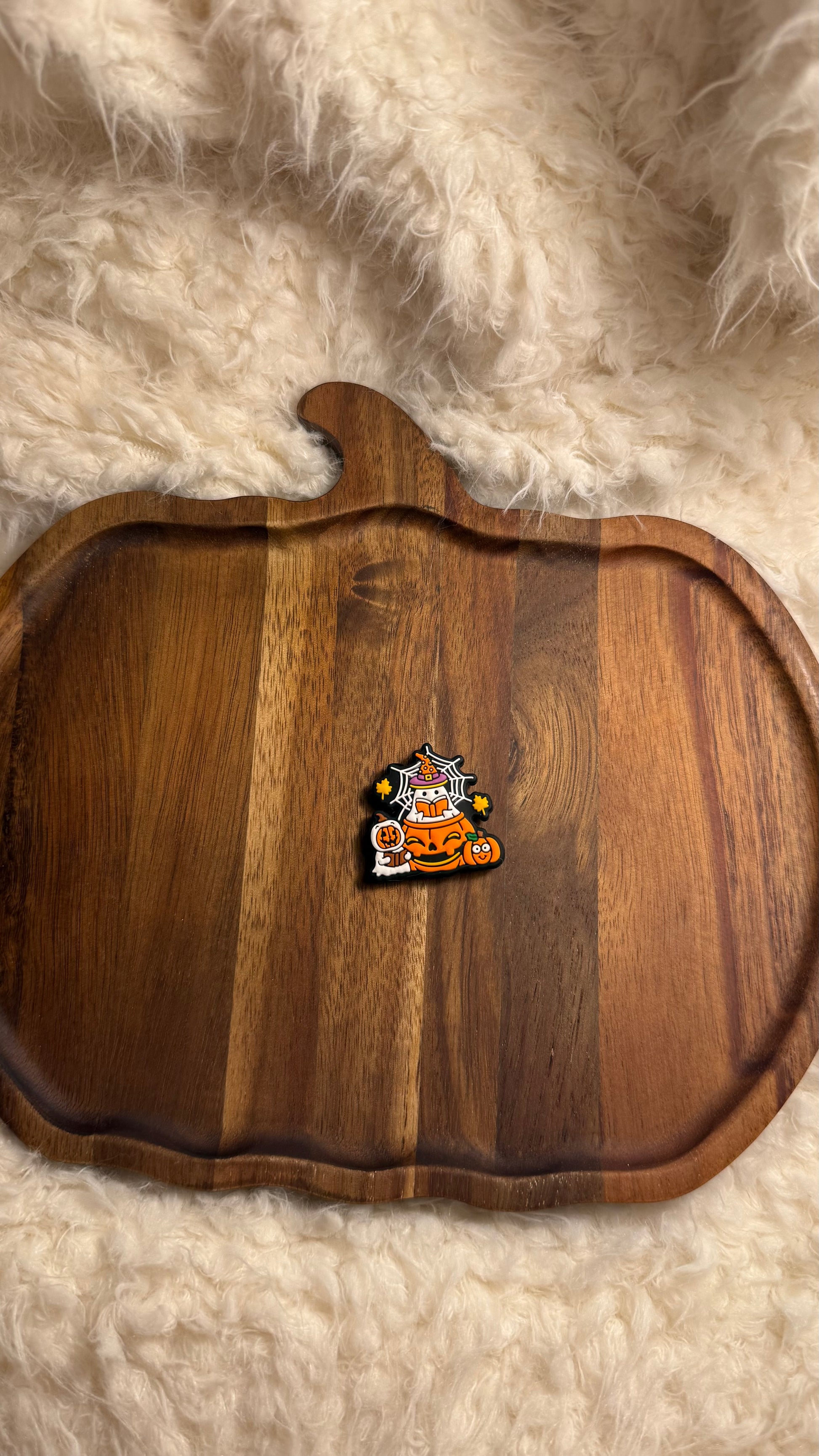 Ergonomische Häkelnadel mit Topper – Herbst & Halloween Edition