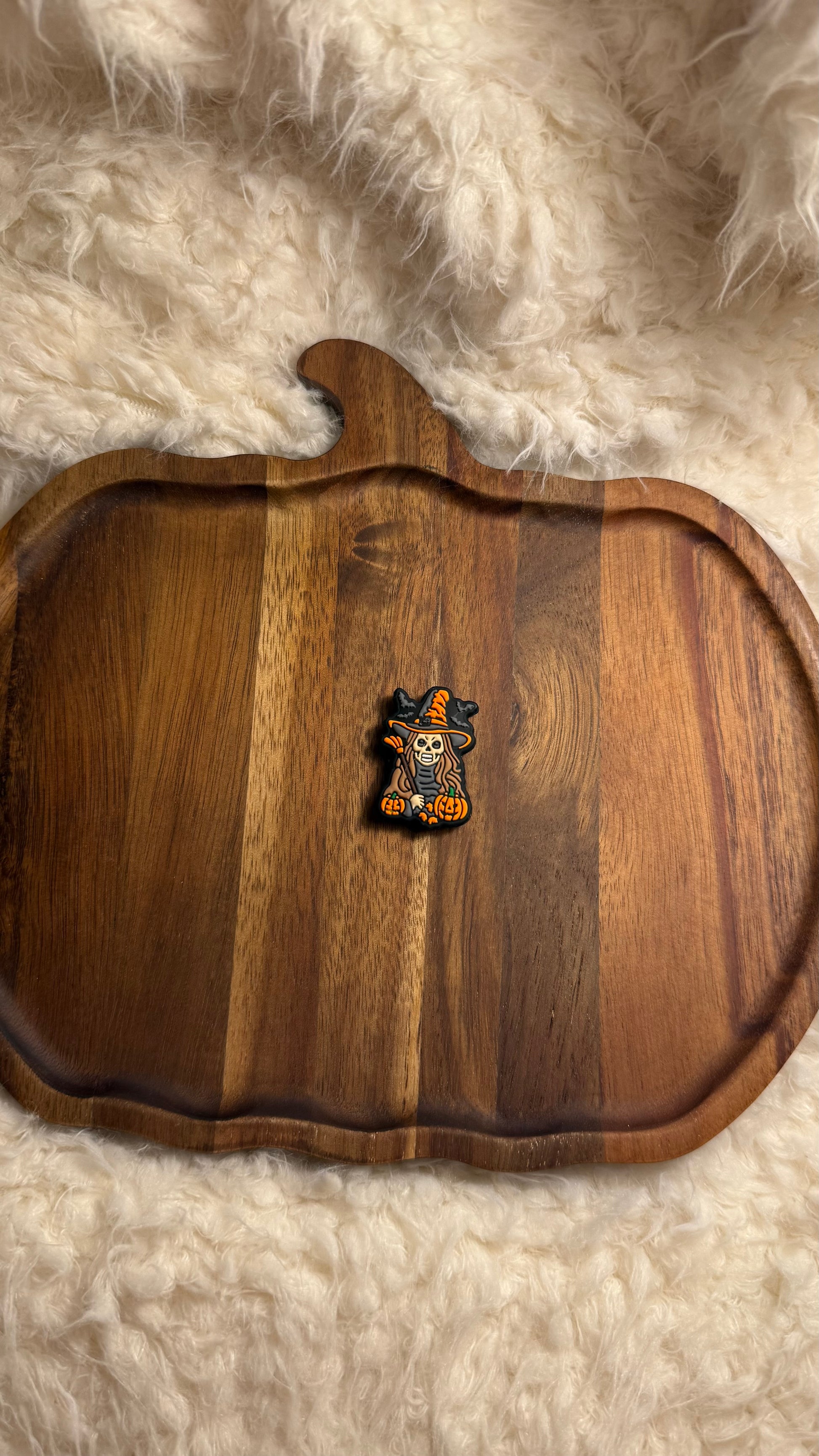 Ergonomische Häkelnadel mit Topper – Herbst & Halloween Edition
