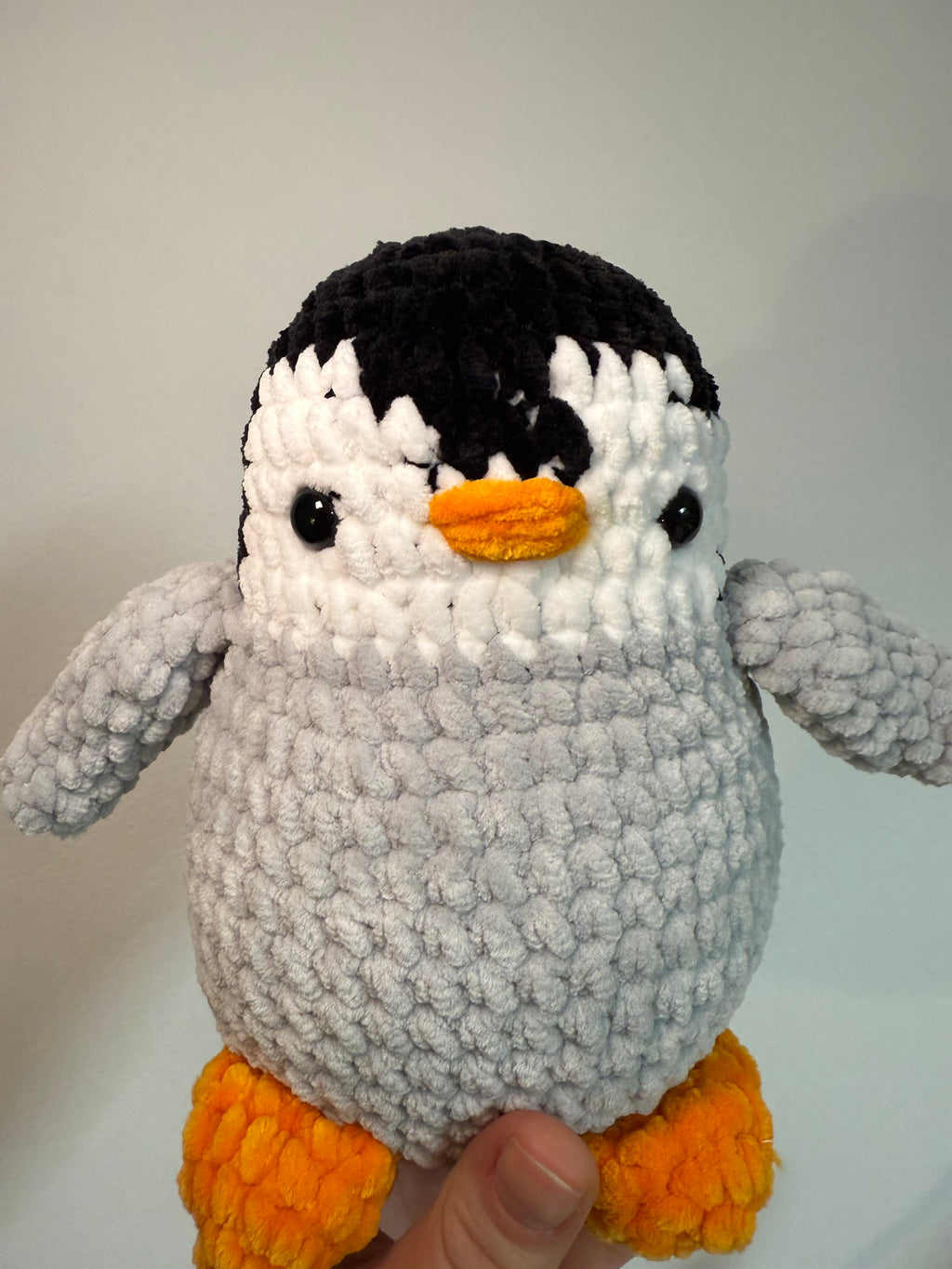 Pinguin Frosty – handgemacht , einzigartig (19 cm)