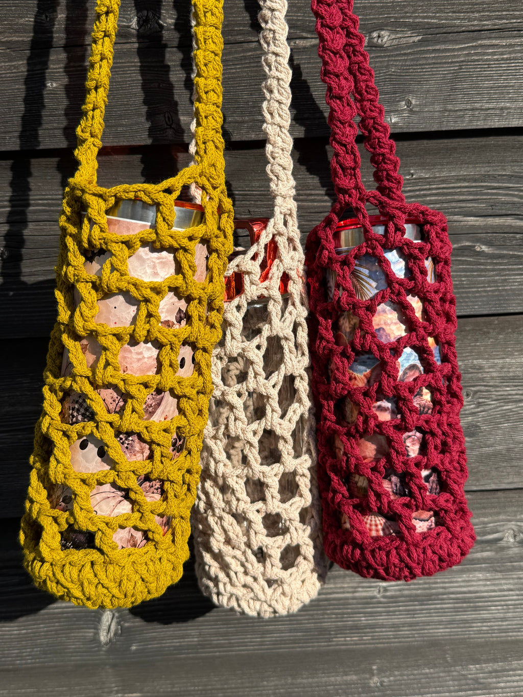 Tumbler Bag – Gehäkelte Flaschentasche