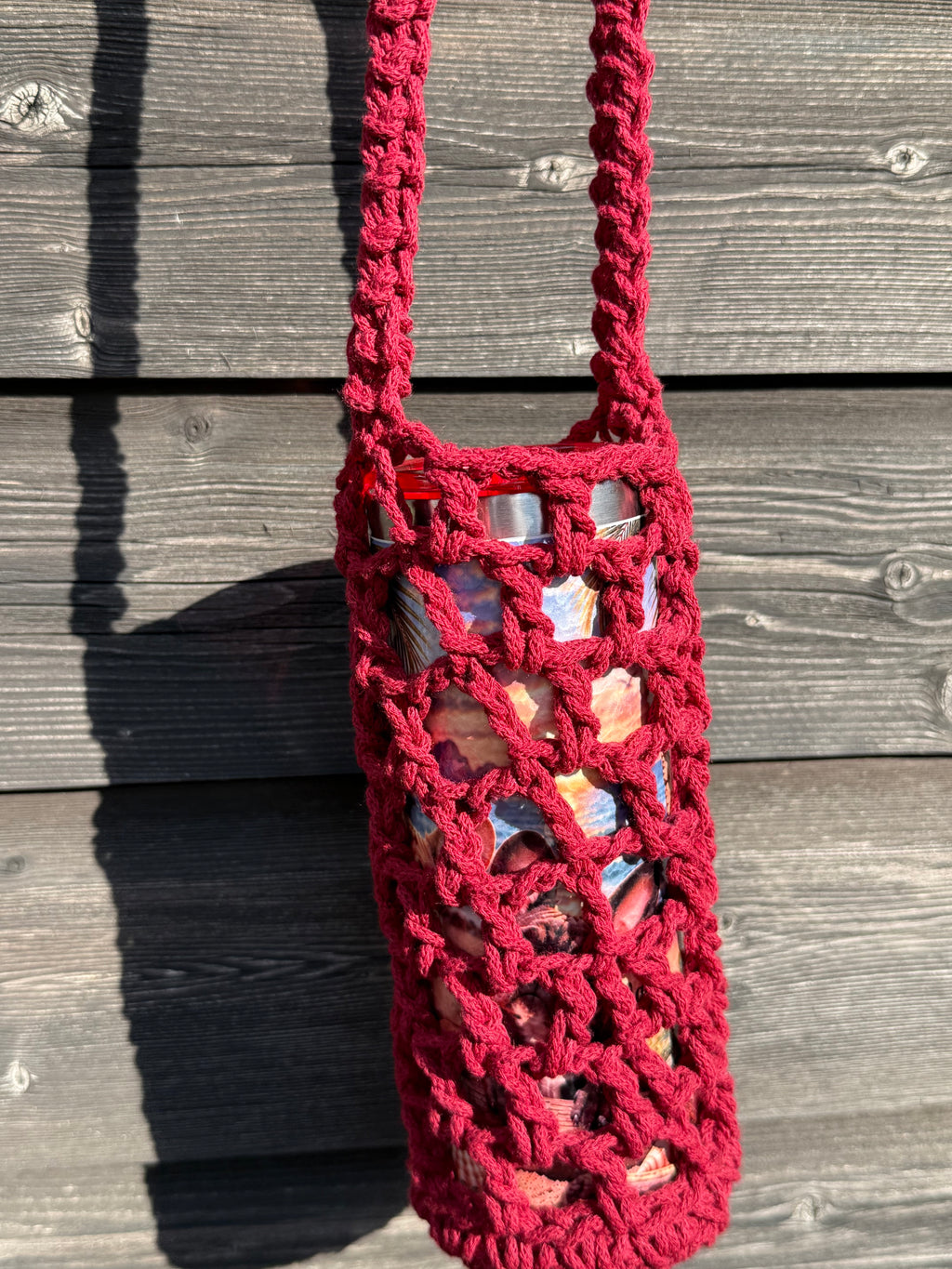 Tumbler Bag – Gehäkelte Flaschentasche