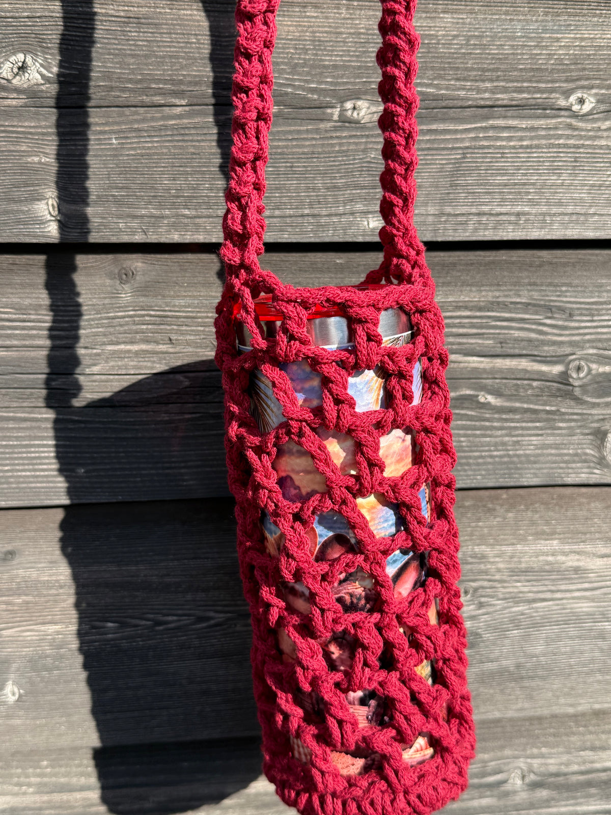 Tumbler Bag – Gehäkelte Flaschentasche