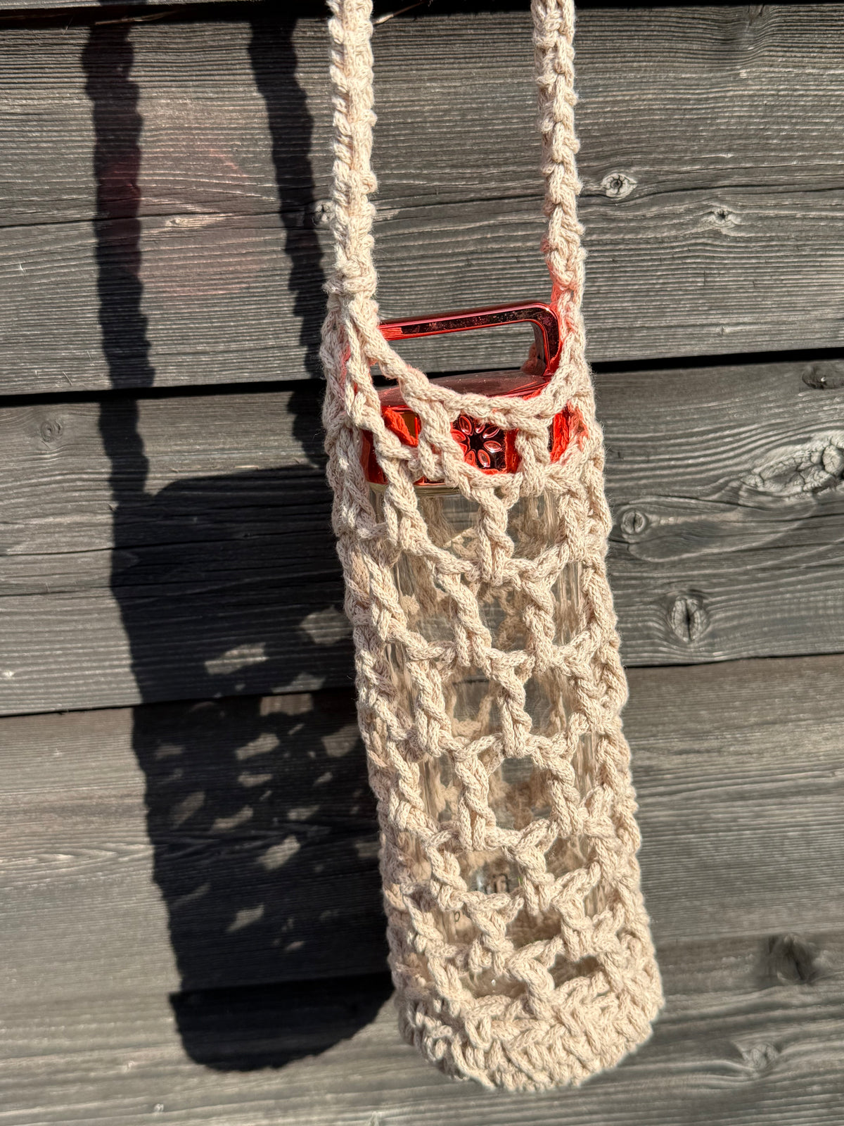 Tumbler Bag – Gehäkelte Flaschentasche