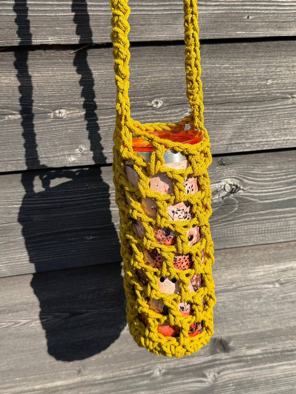 Tumbler Bag – Gehäkelte Flaschentasche