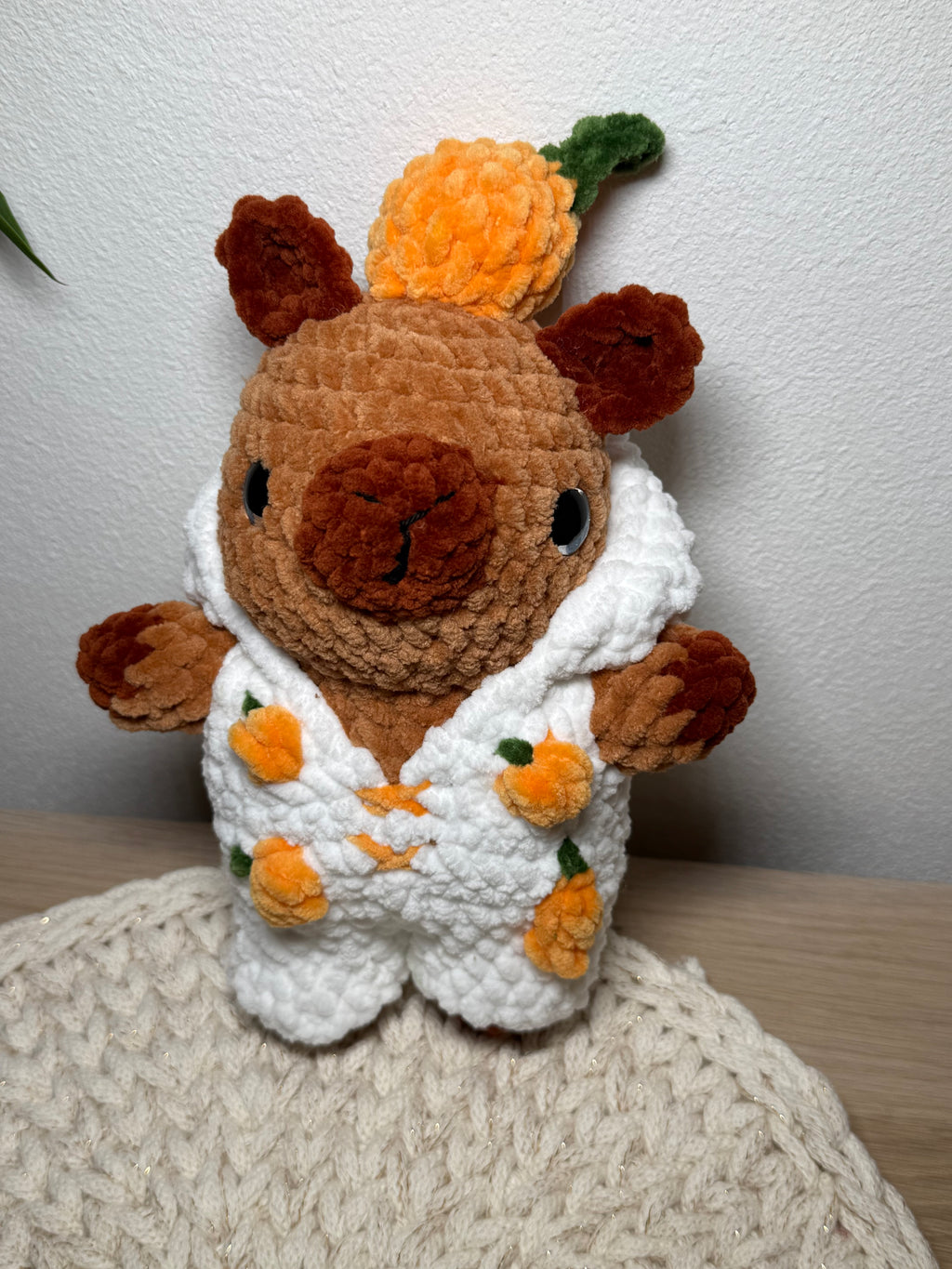 Capybara im Onesie – Gehäkeltes Amigurumi