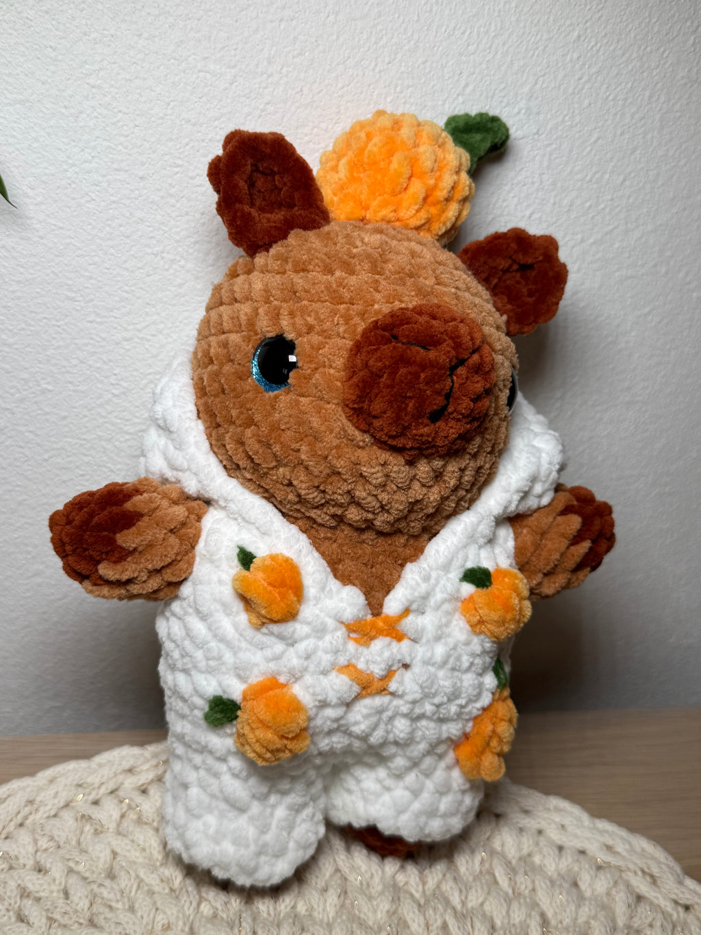 Capybara im Onesie – Gehäkeltes Amigurumi