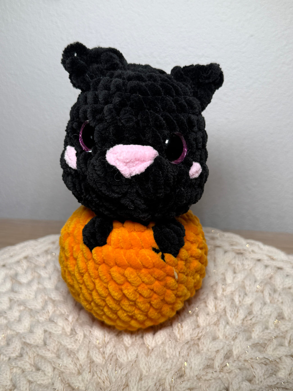 Kürbis Katze – Gehäkeltes Amigurumi