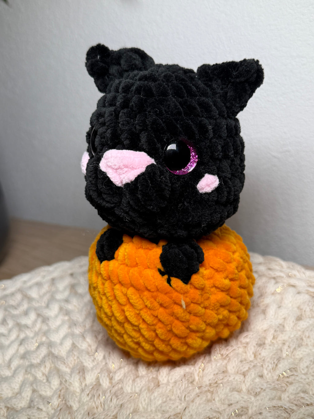 Kürbis Katze – Gehäkeltes Amigurumi