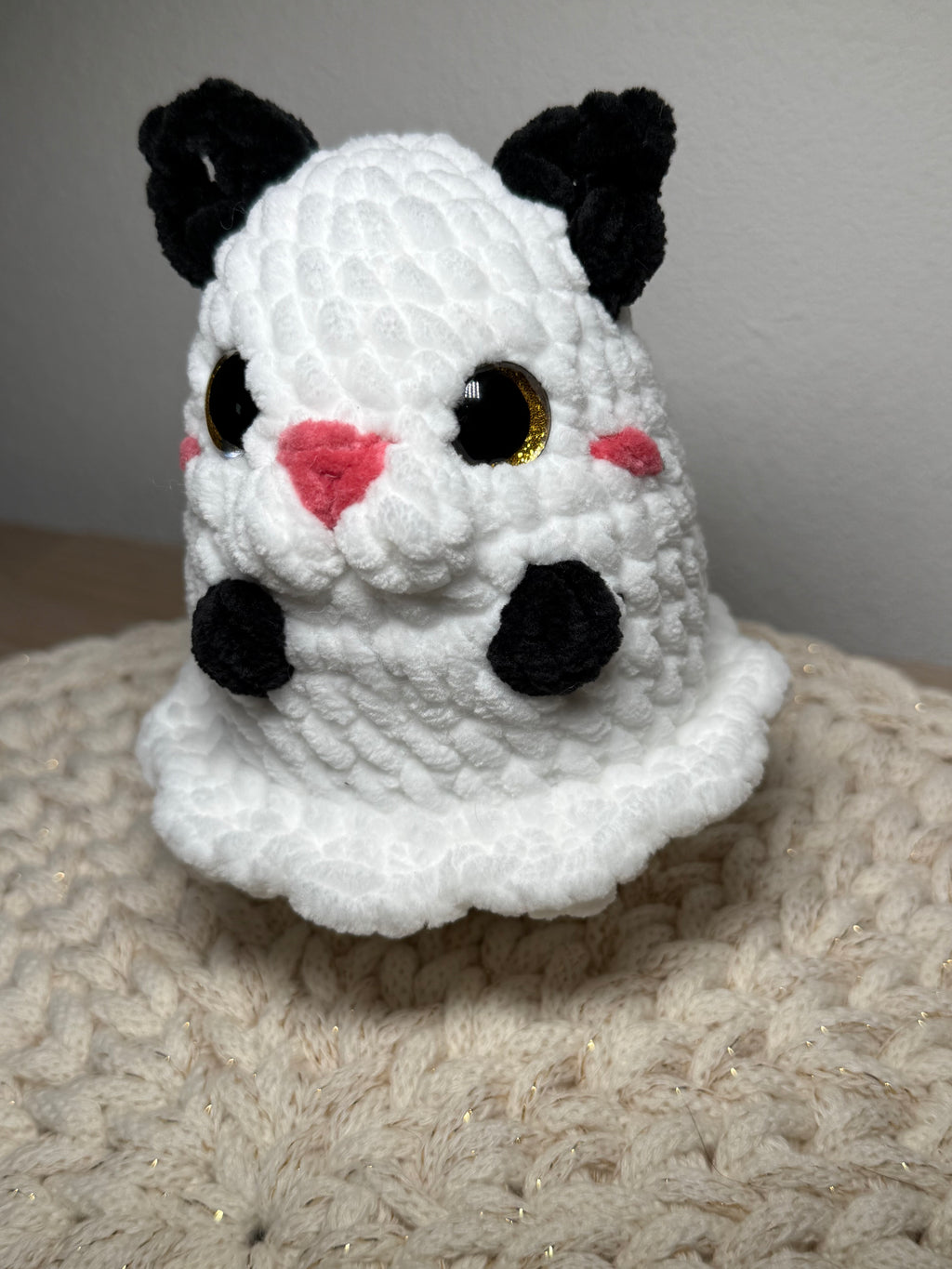 Geister Katze – Gehäkeltes Amigurumi
