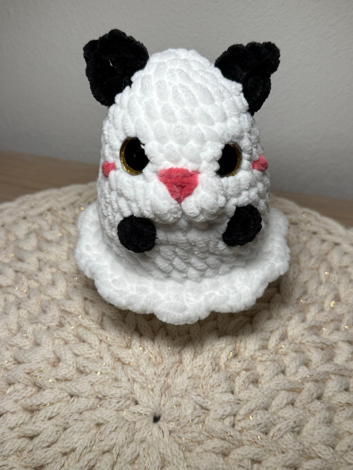 Geister Katze – Gehäkeltes Amigurumi