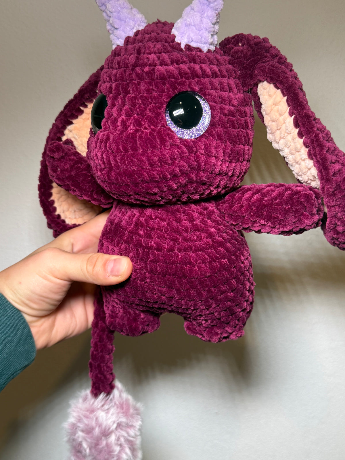 Gehäkelter Waldgeist „Lior“ 21 cm – Handgemachtes Amigurumi Unikat
